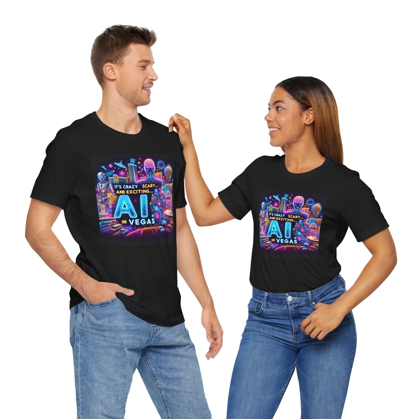 Welcome To AI In Vegas - Unisex Jersey Short Sleeve Tee