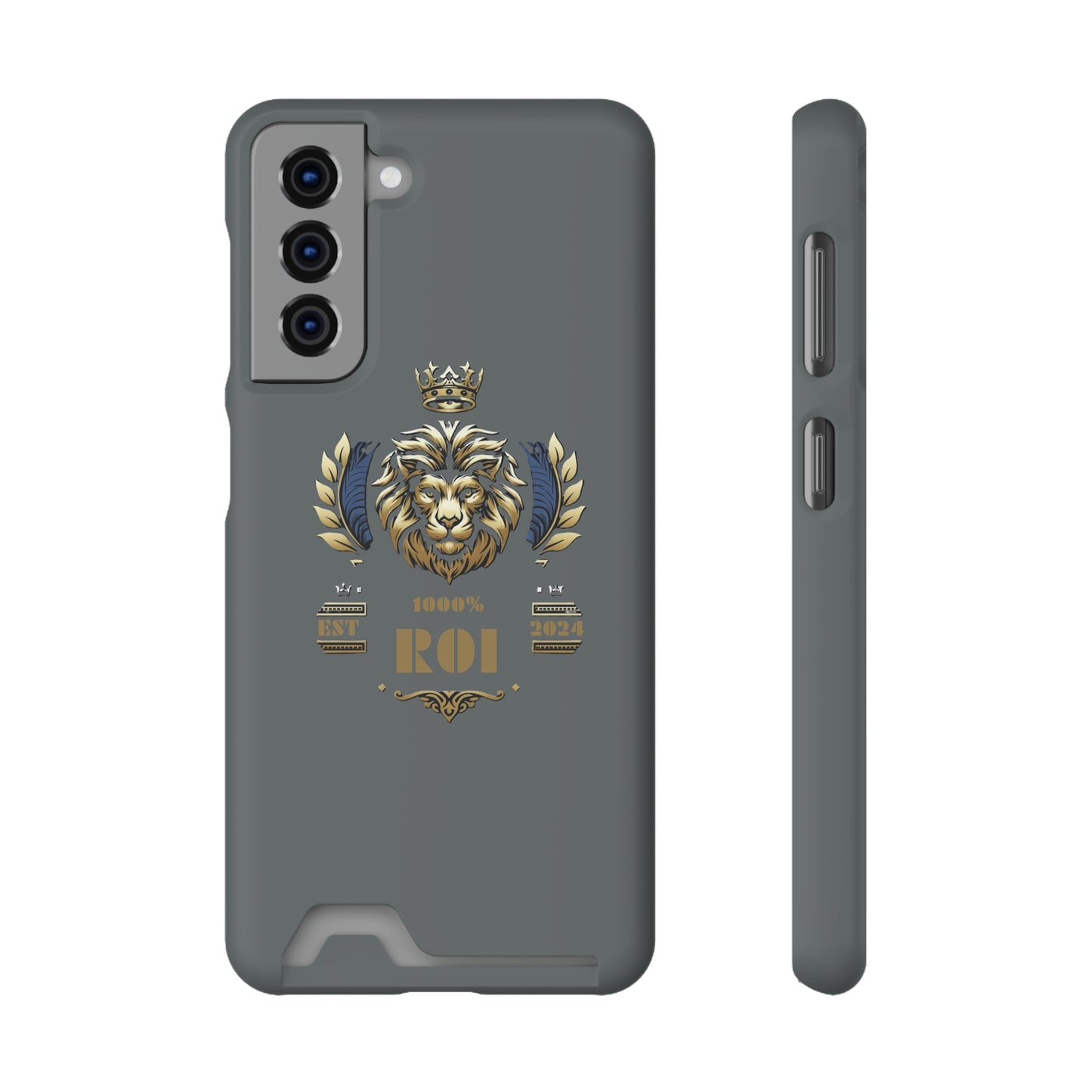 1000%ROI Phone Case With Card Holder (Compatible with iPhone 13, and Samsung Galaxy S21, S22 models)
