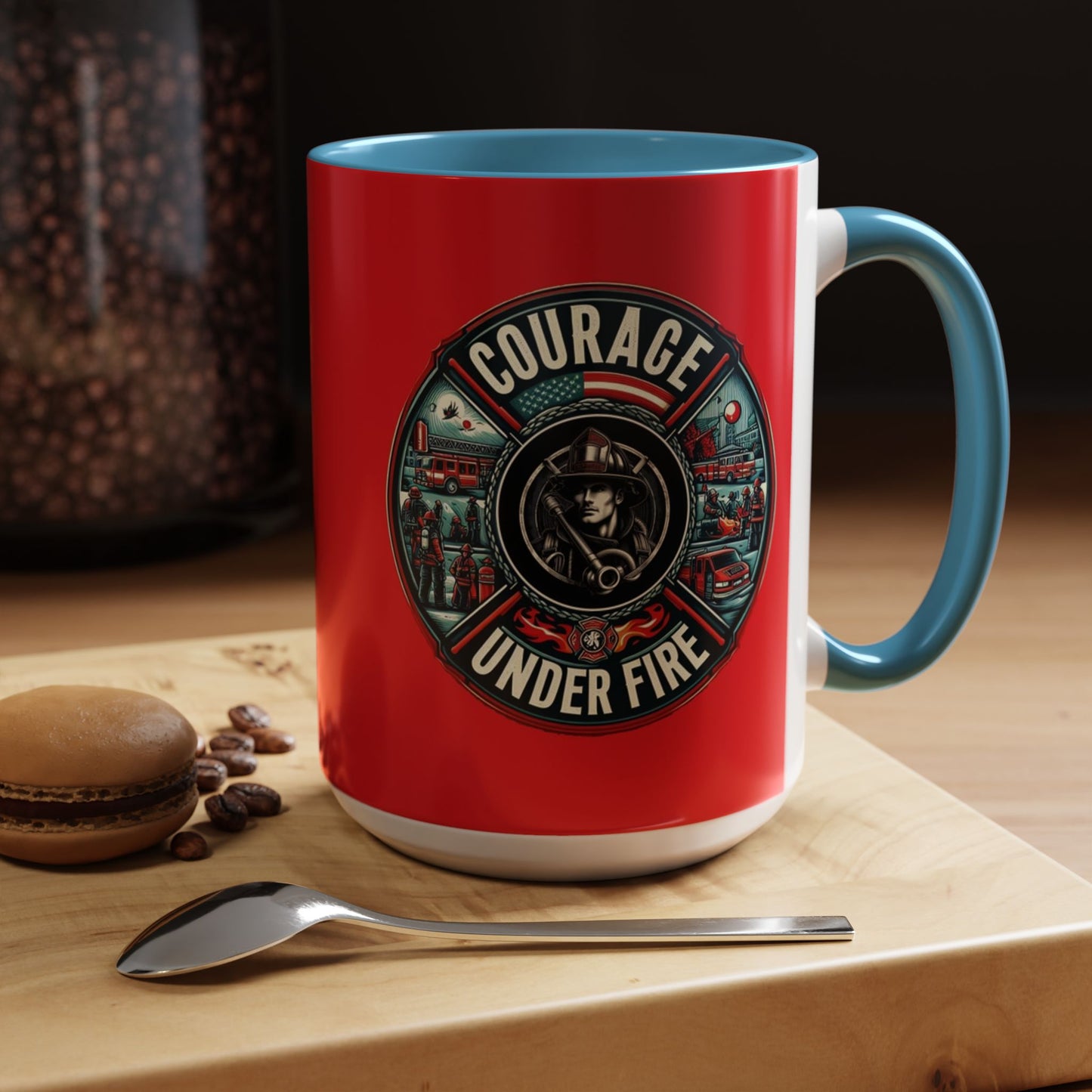 Courage Under Fire - 11oz, 15oz Coffee Mug