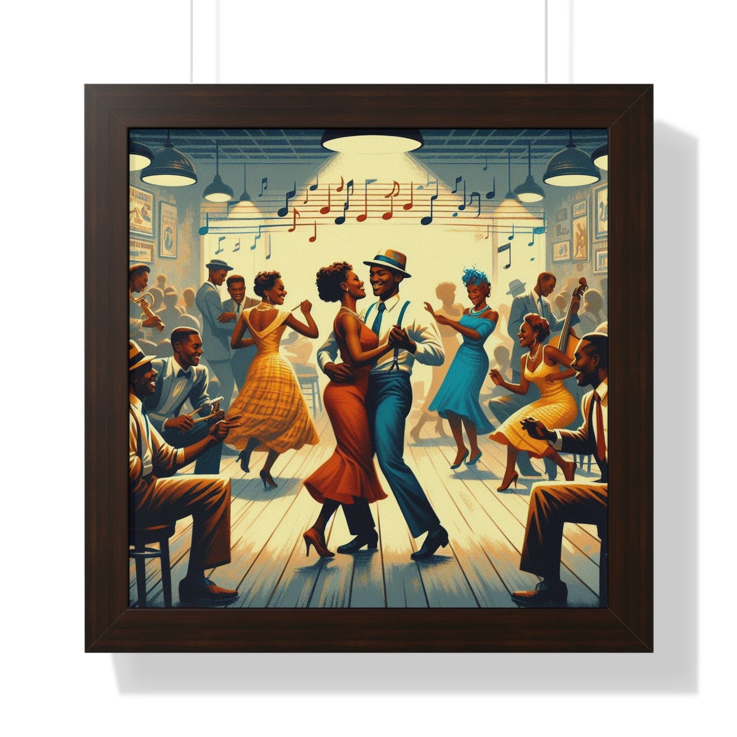 Just You And Me -  Unique Wall Art - Framed Vertical Poster