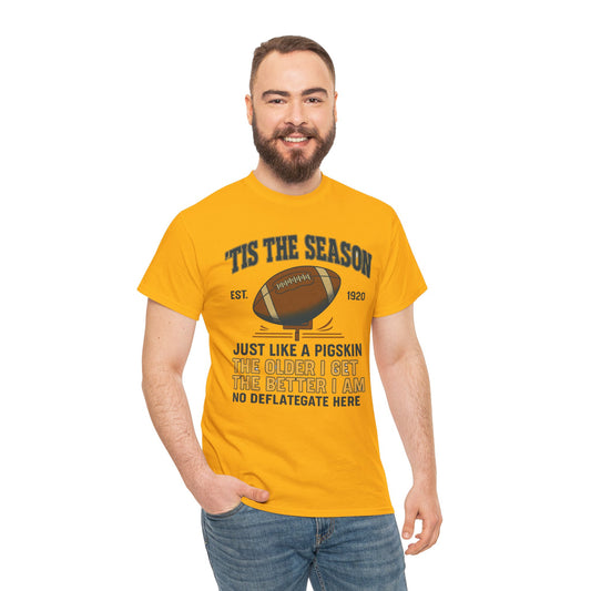 Football Season For The Ol' Man, Funny T-Shirt, Game Day Apparel, Gift for Football Fans, Sports Humor Shirt