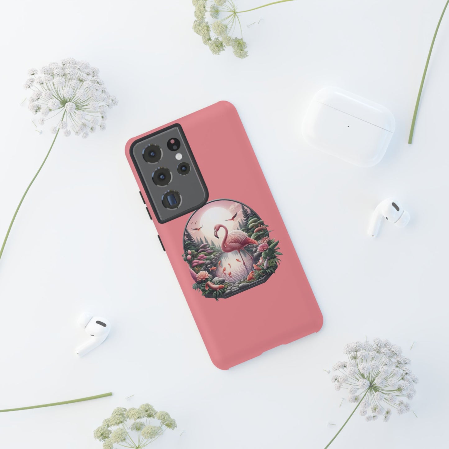 Pink Flamingo - iPhone Tough Phone Case