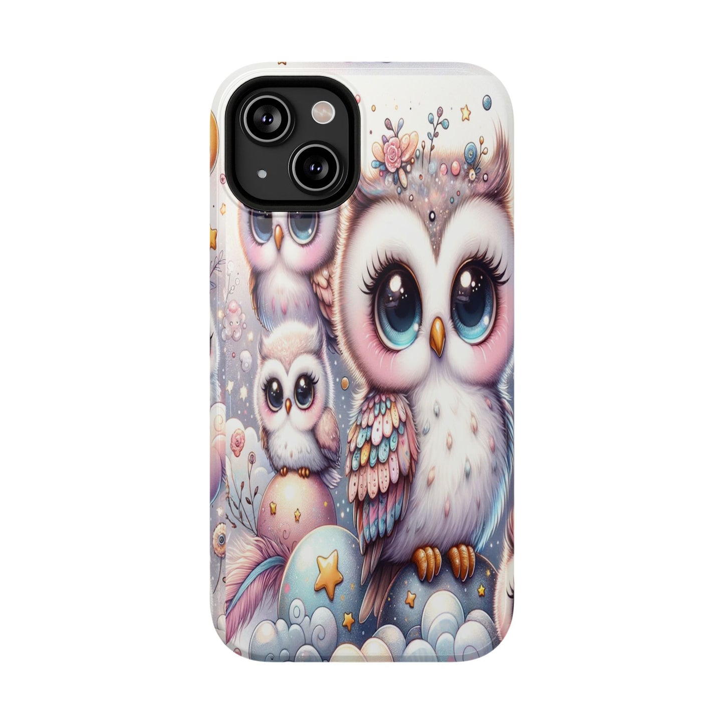 Cutesy Owl Impact-Resistant Phone Cases