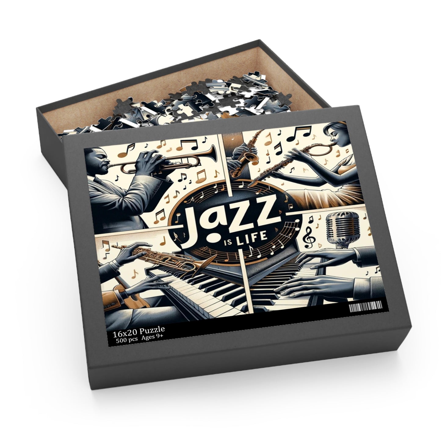 Jazz Is Life Puzzle (120, 252, 500-Piece)