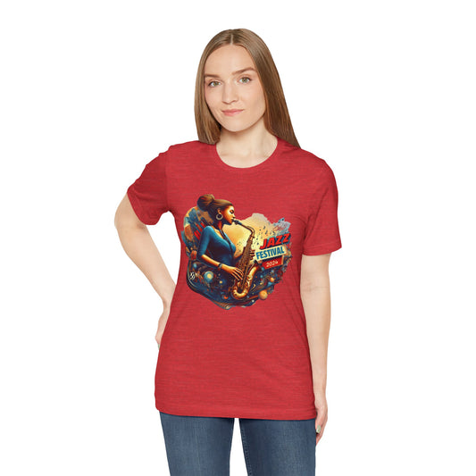 Jazz Festival 2024 - Short Sleeve Tee - Both Sides Printed
