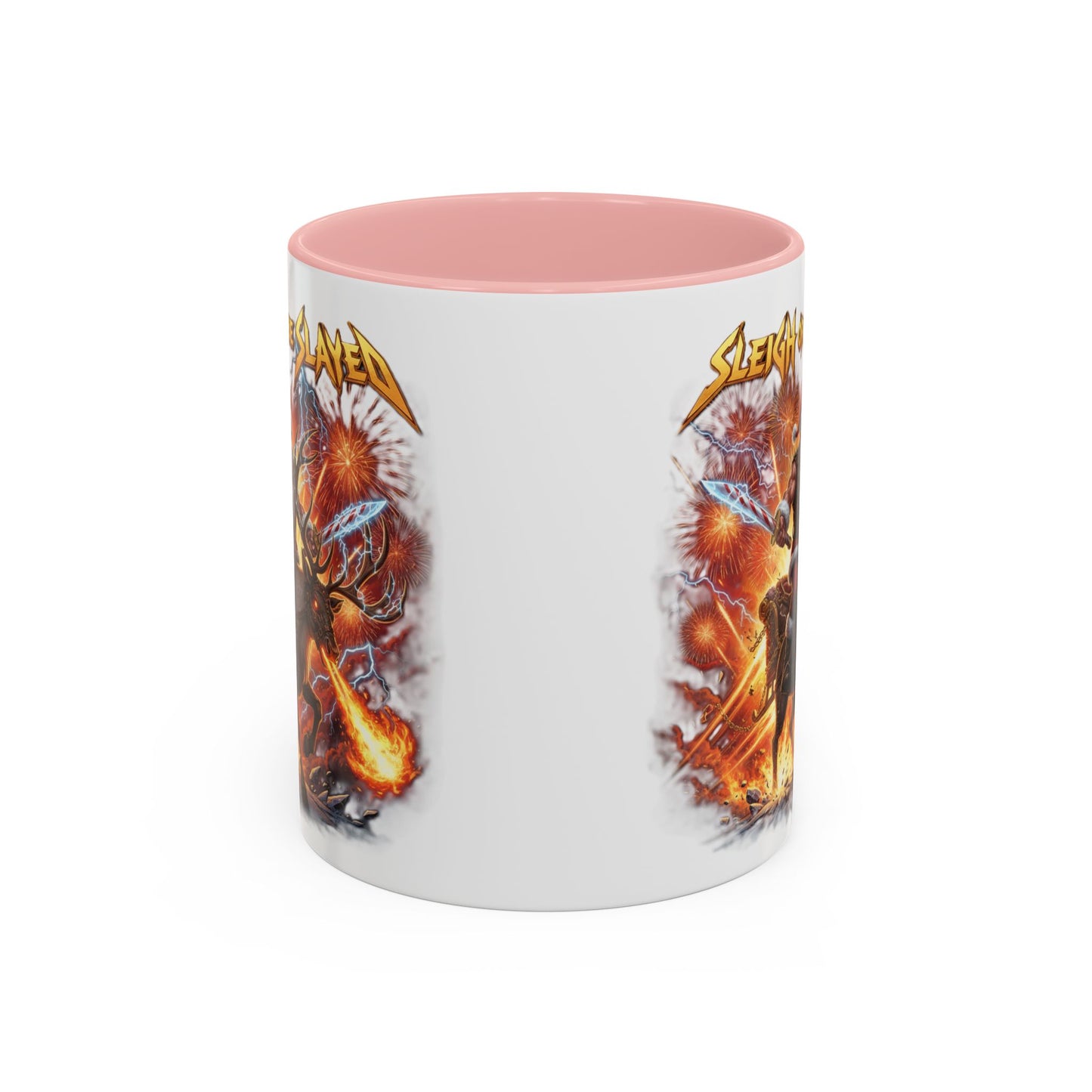 "Sleigh or Be Slayed" Mug | Ceramic Coffee Cup | Holiday Mug