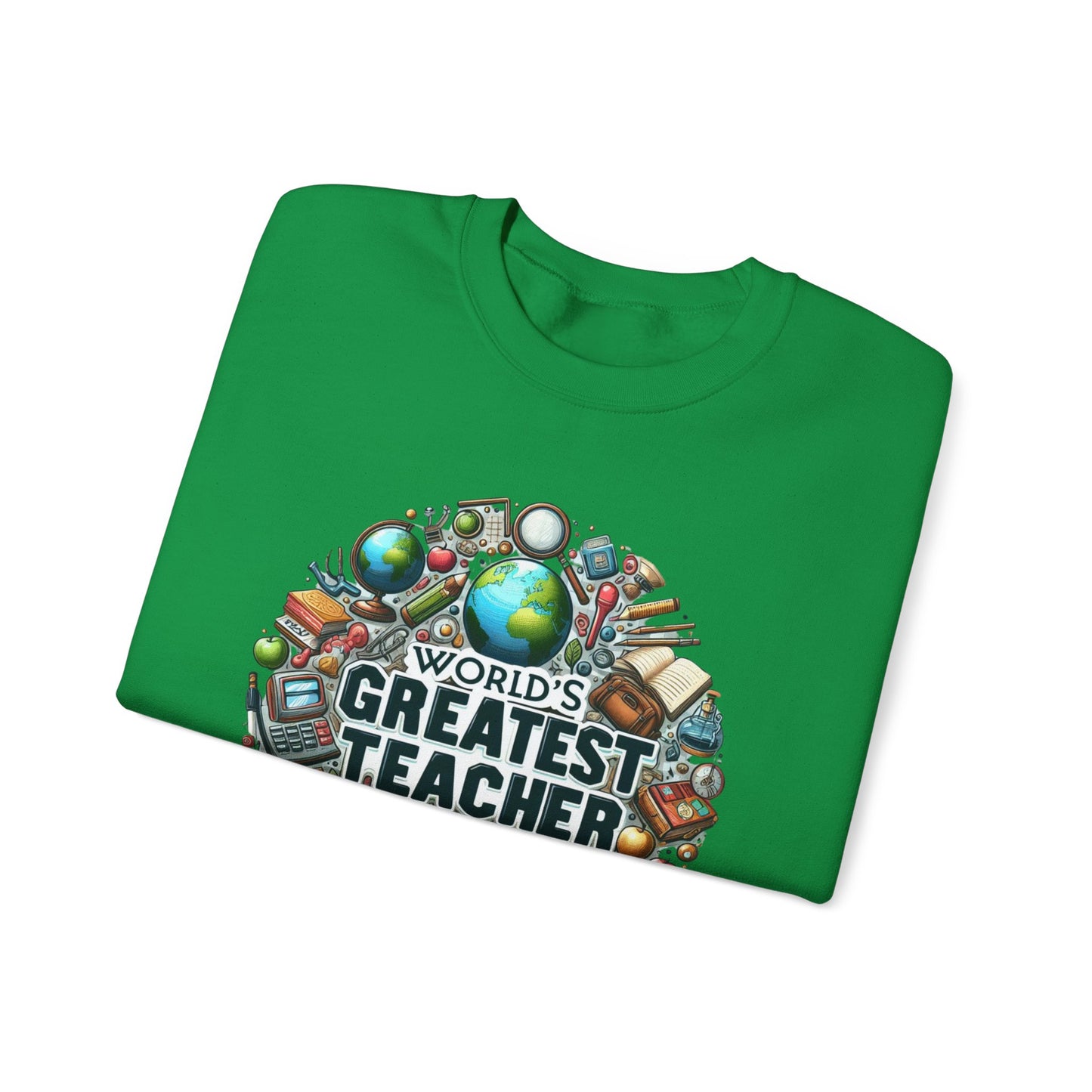 World's Greatest Teacher - Unisex Heavy Blend™ Crewneck Sweatshirt (G3)