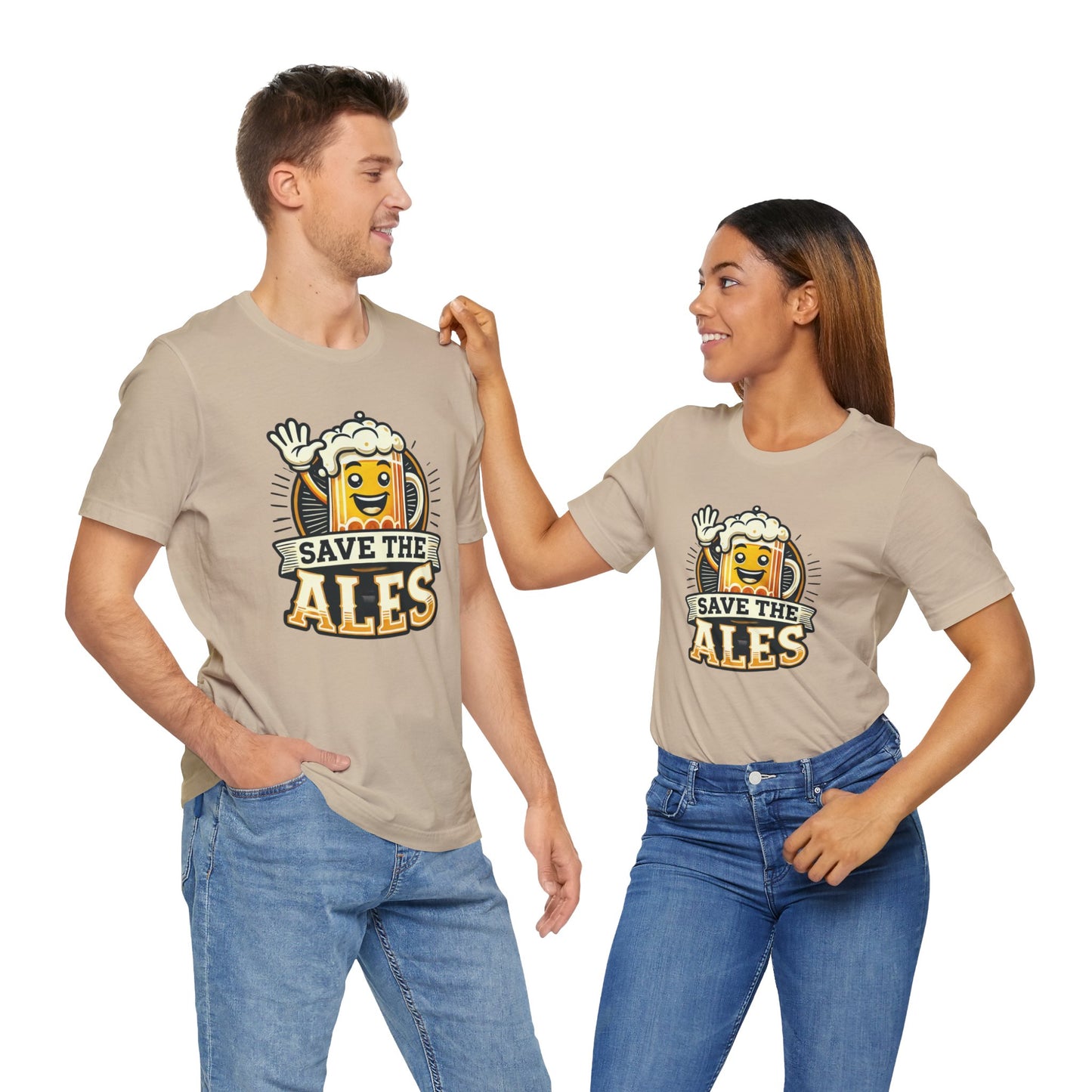 Save The Ales_V2 Unisex Jersey Short Sleeve Tee