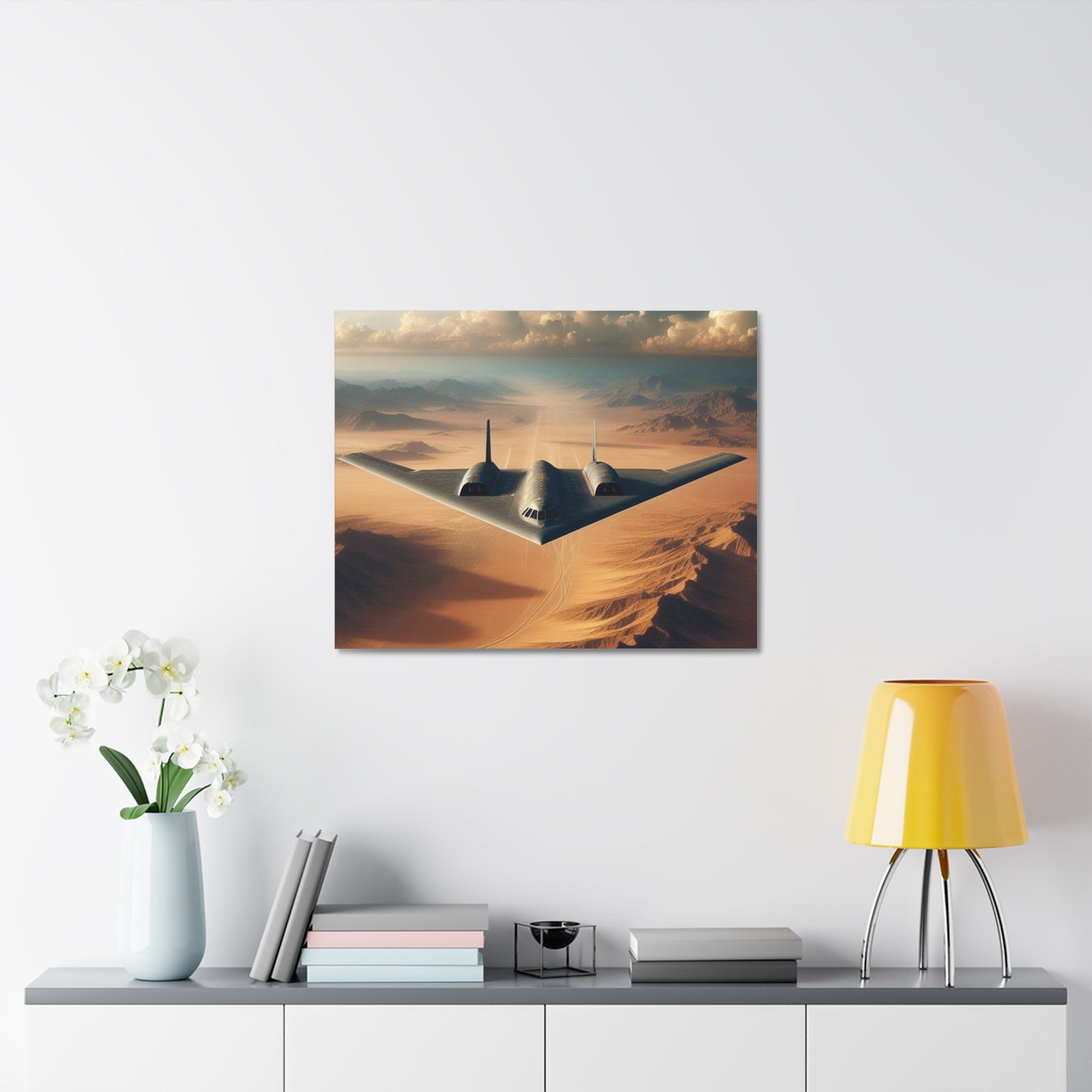 Bomber Aircraft Cruising - Wall Art on Stretched Canvas