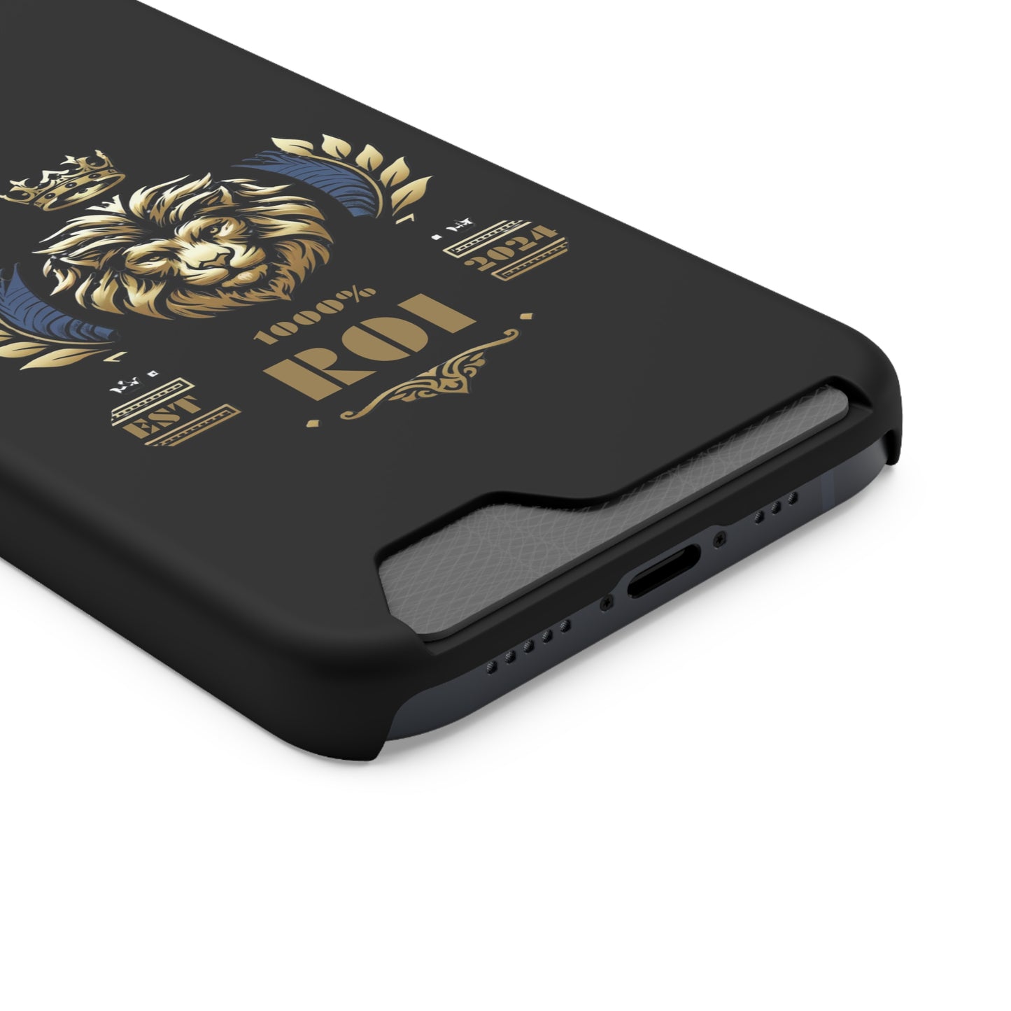 1000%ROI Phone Case With Card Holder (Compatible with iPhone 13, and Samsung Galaxy S21, S22 models)