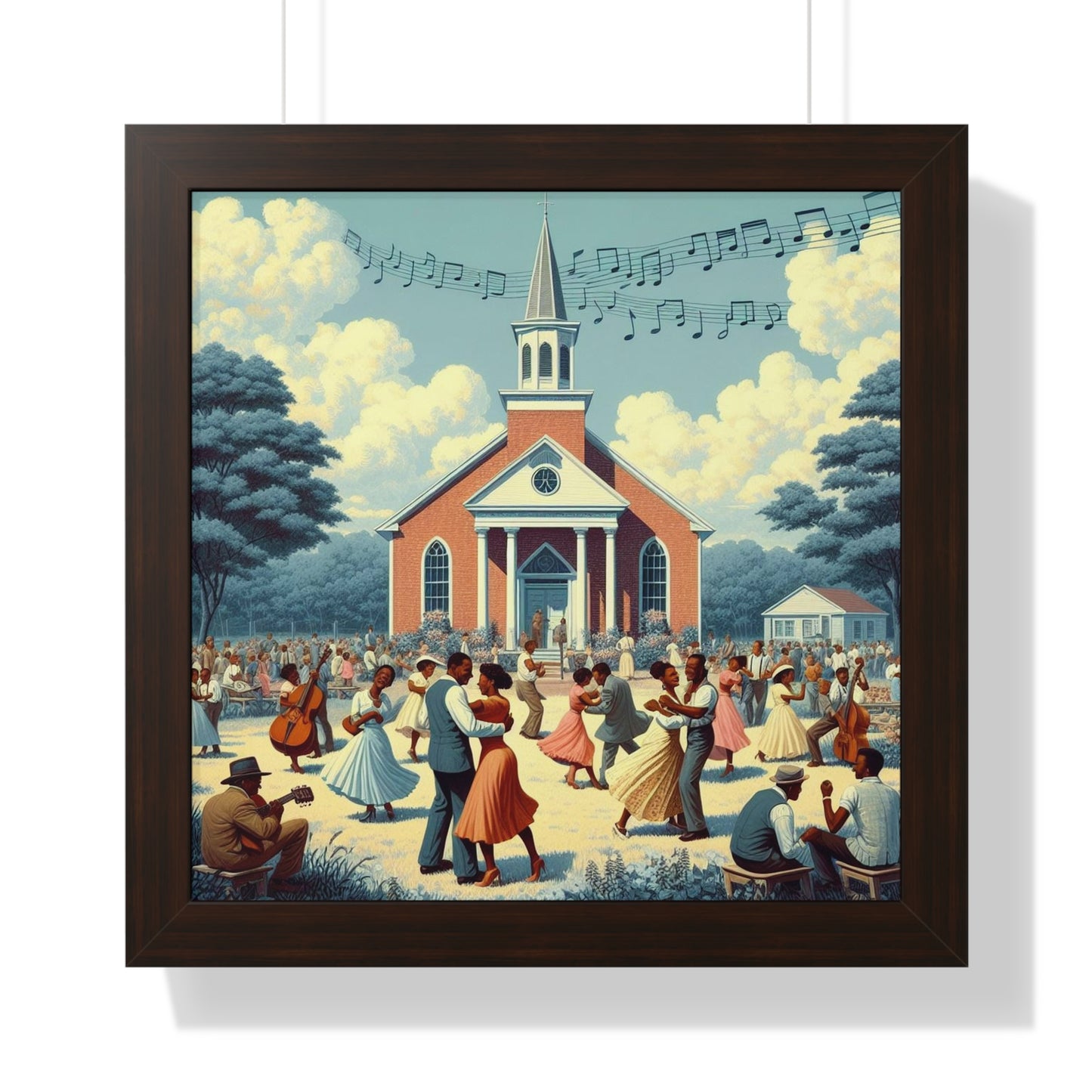 A Good Time Was Had By All -  Unique Wall Art - Framed Vertical Poster