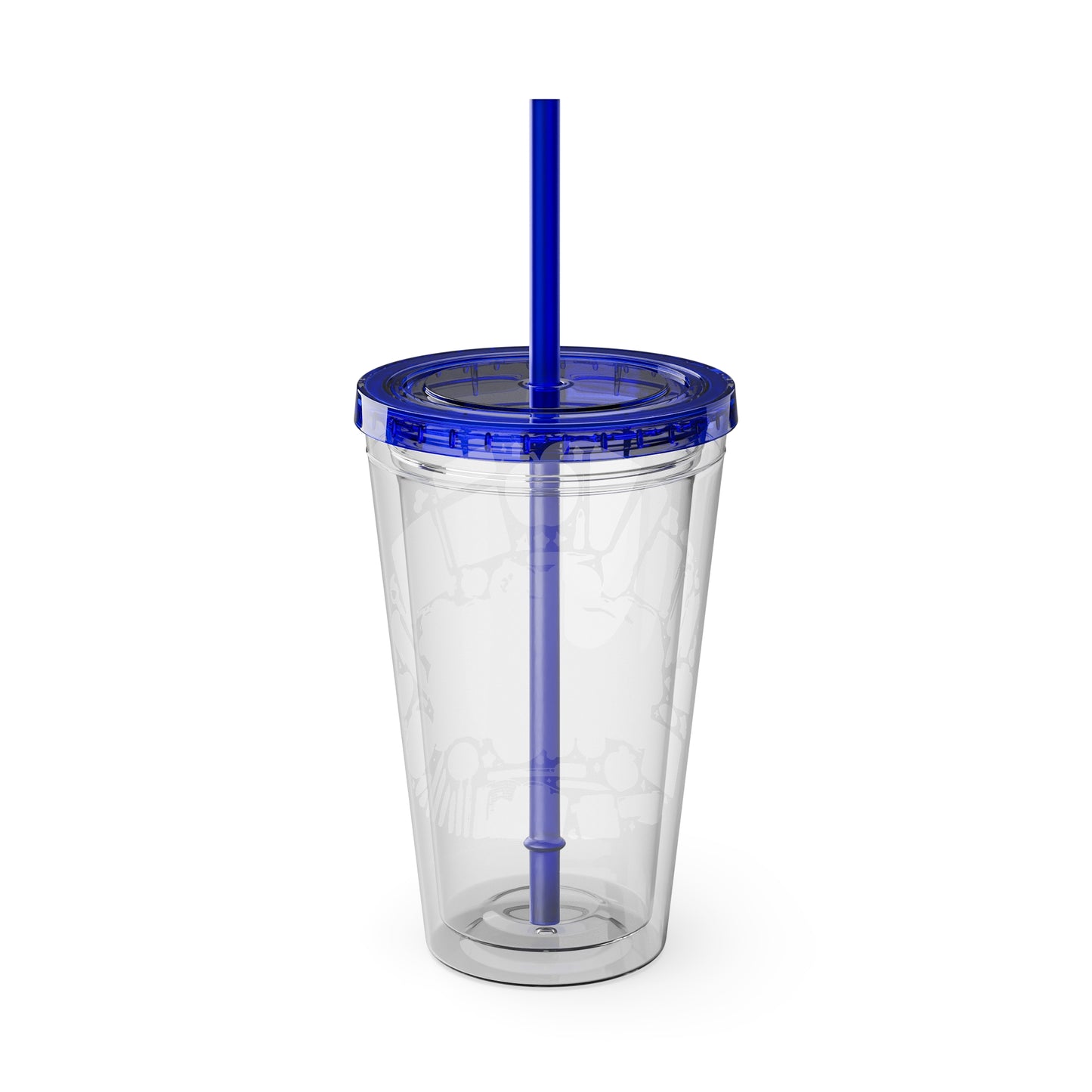 World's Greatest Teacher - Sunsplash Tumbler with Straw, 16oz (G2)