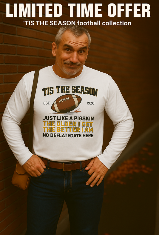 TIS THE SEASON, Festive Long Sleeve Tee for Football Lovers, Holiday Shirt, Perfect Gift for Sports Fans, Unisex Apparel, Lightweight Tee, Fall [...]