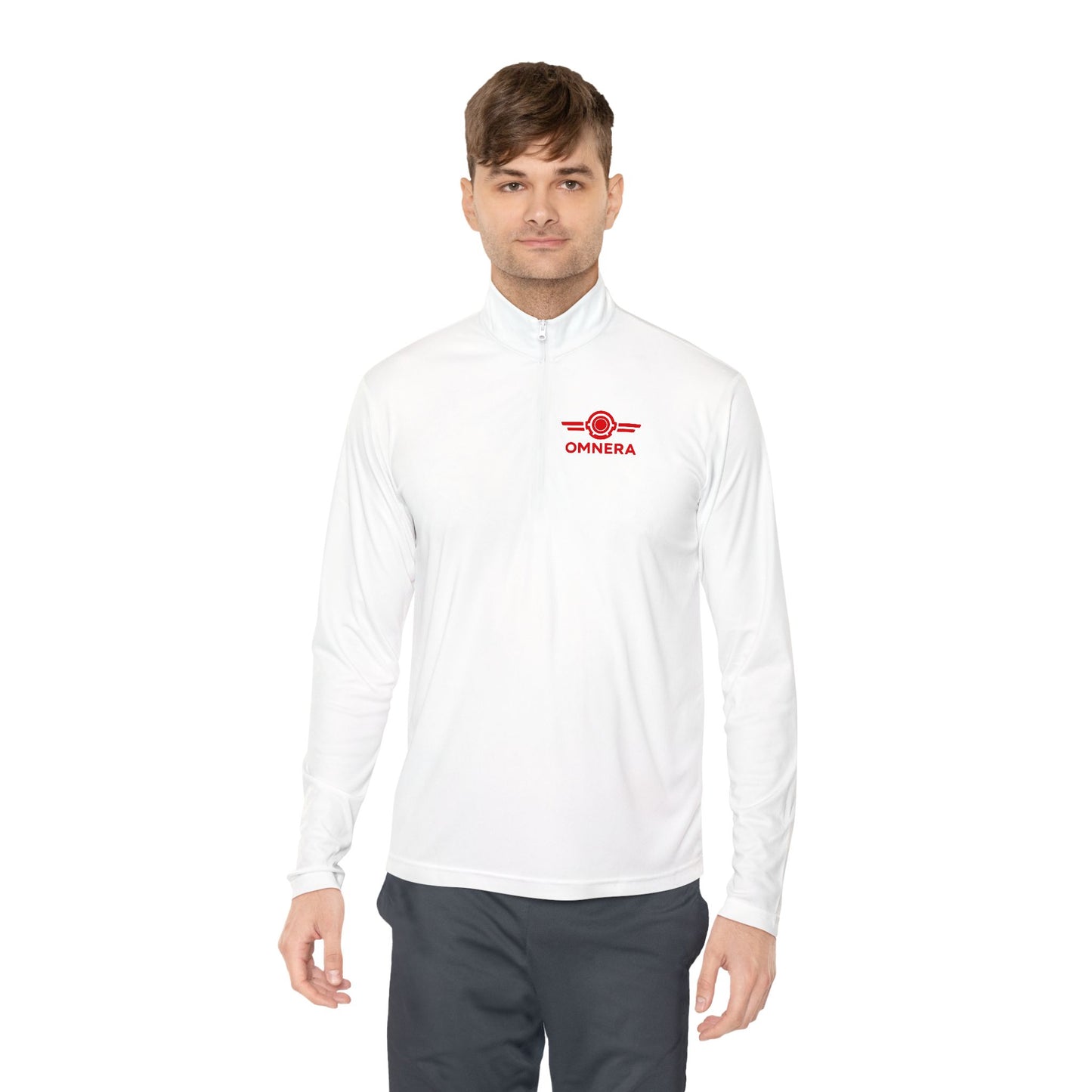 Quarter-Zip Pullover — Omnera Logo Lightweight Pullover