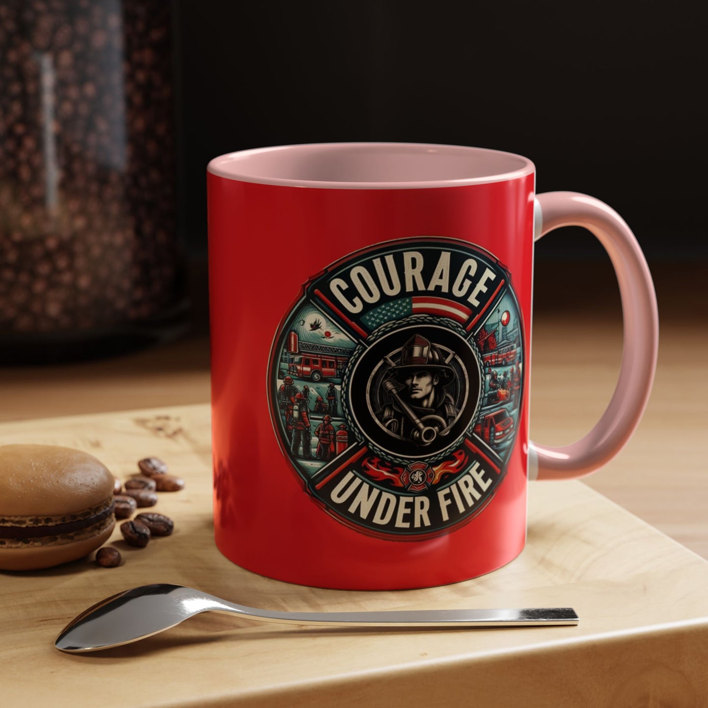 Courage Under Fire - 11oz, 15oz Coffee Mug