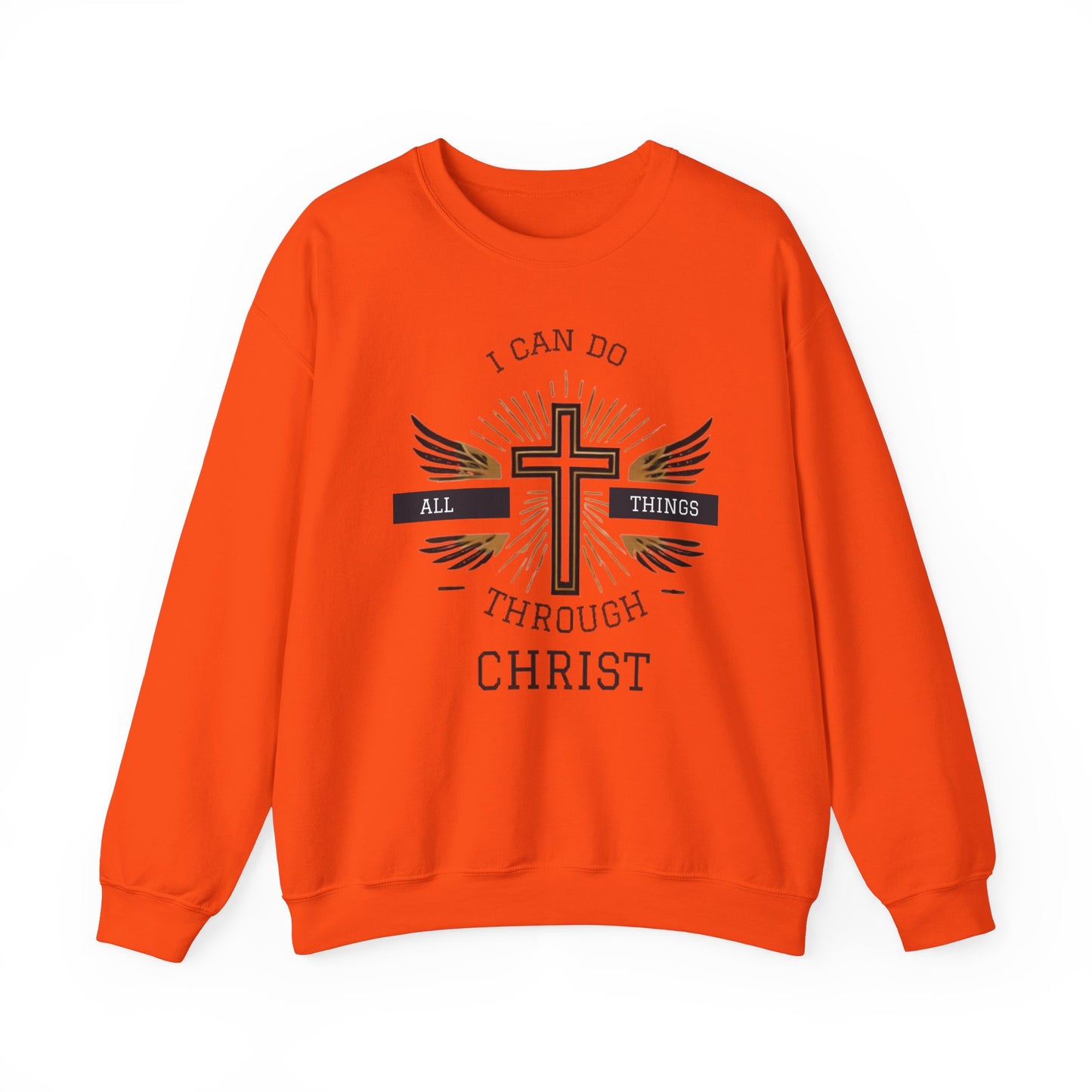 All Things Through Christ Unisex Heavy Blend™ Crewneck Sweatshirt