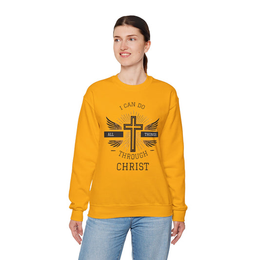 All Things Through Christ Unisex Heavy Blend™ Crewneck Sweatshirt