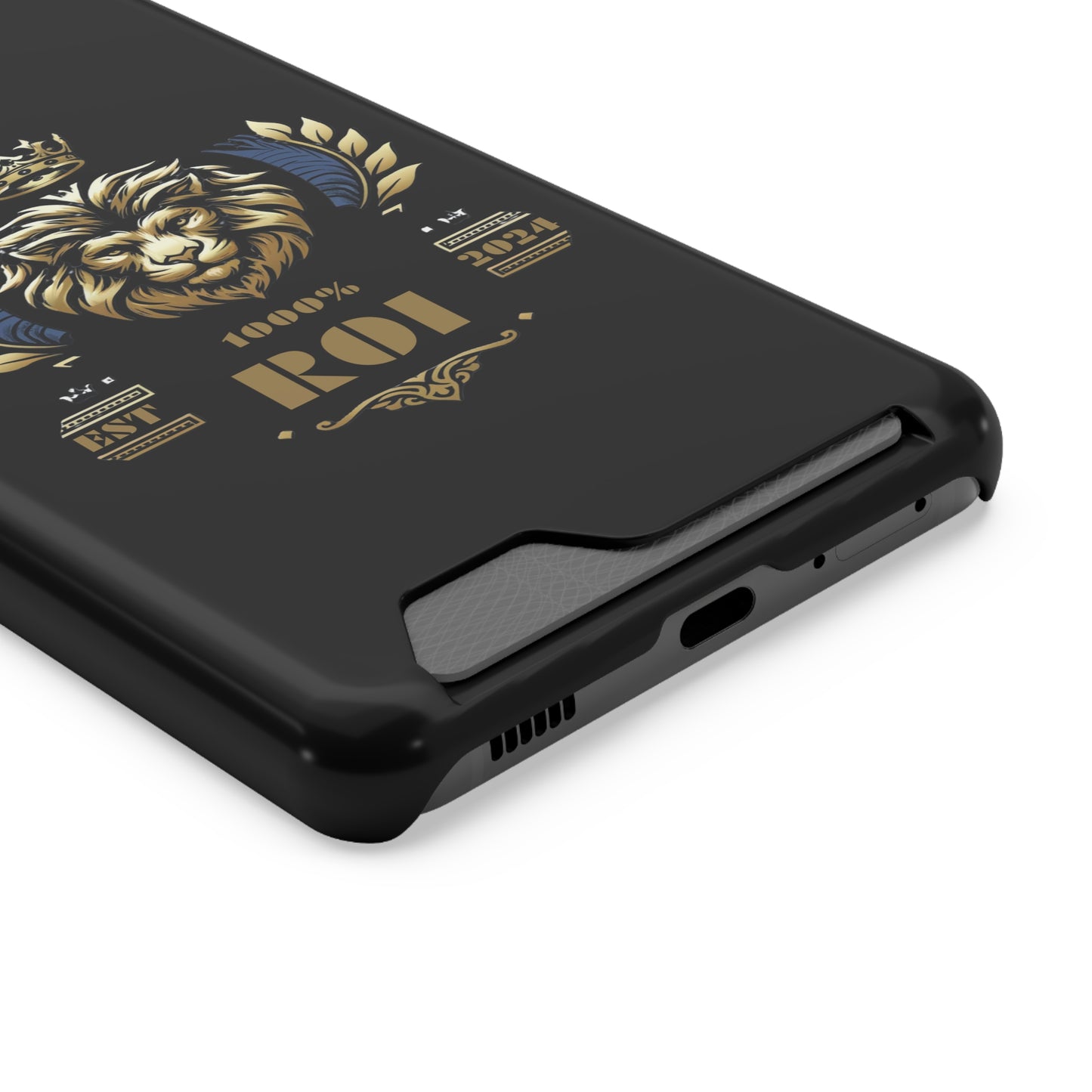 1000%ROI Phone Case With Card Holder (Compatible with iPhone 13, and Samsung Galaxy S21, S22 models)