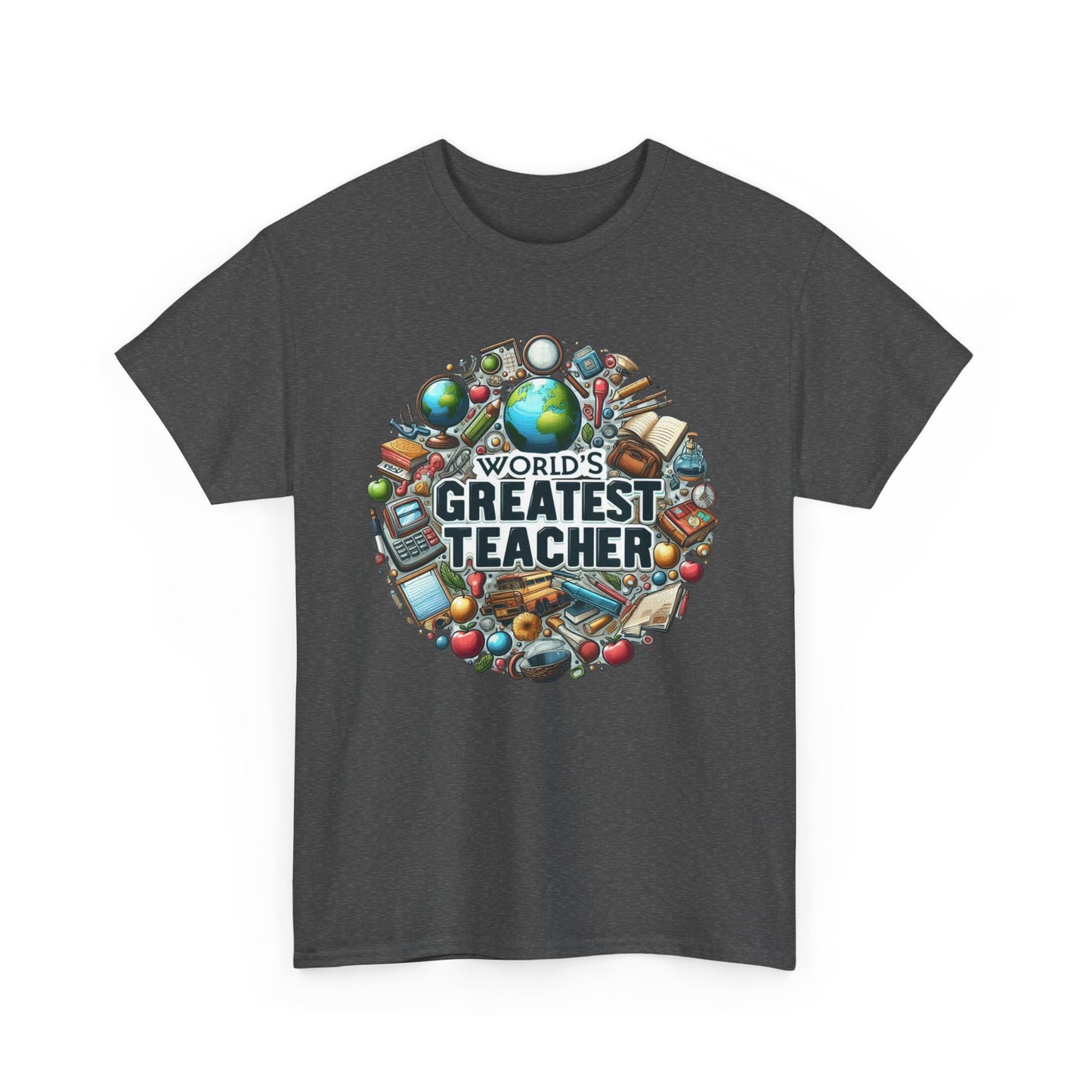 World's Greatest Teacher - Unisex Heavy Cotton Tee (G3)