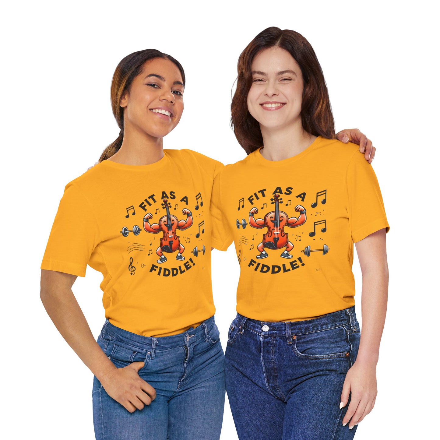 Fit As A Fiddle Unisex Jersey Short Sleeve Tee