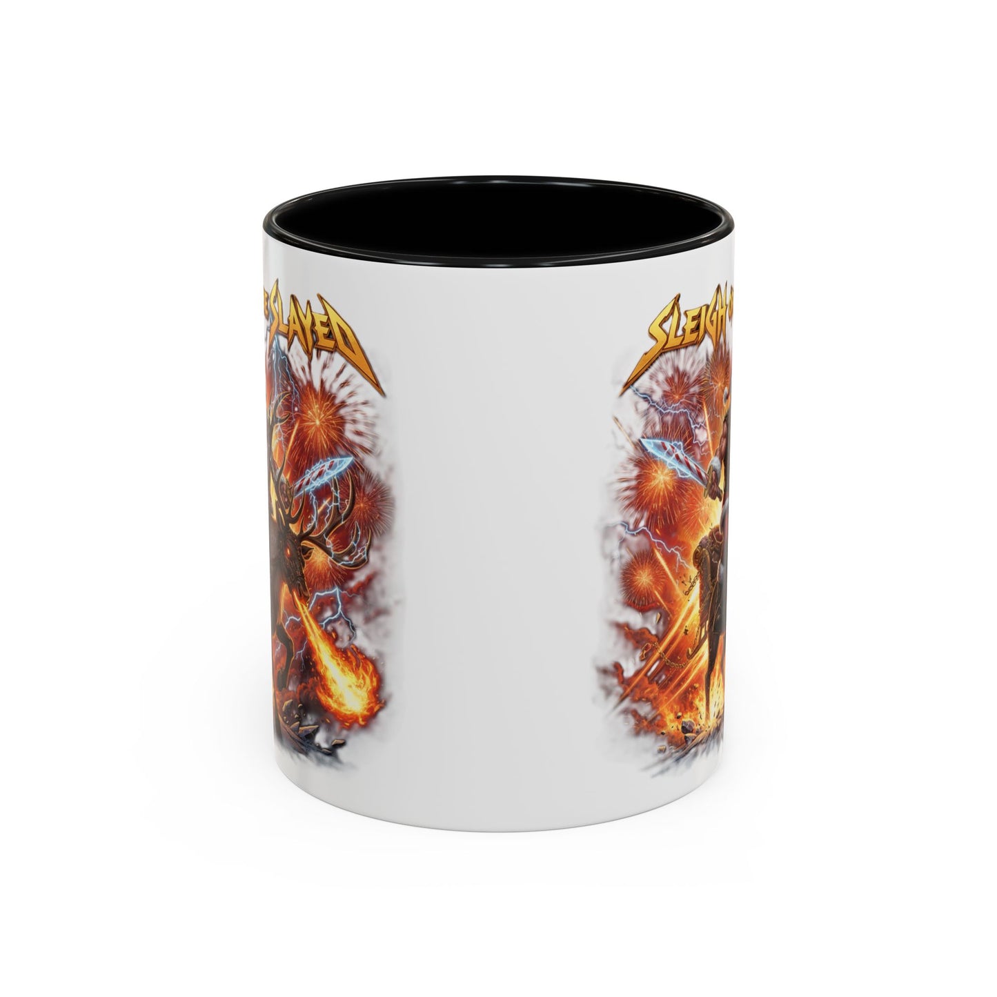 "Sleigh or Be Slayed" Mug | Ceramic Coffee Cup | Holiday Mug