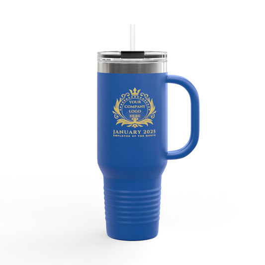 Employee Of the Month, Customizable, 40oz Spillproof, Stainless Steel Double-Insulated Travel Mug