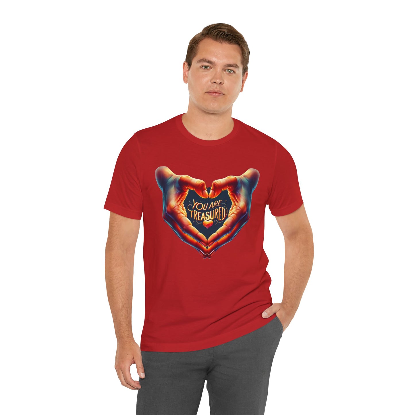 You Are Treasured - Both Sides Printed - Short Sleeve Tee