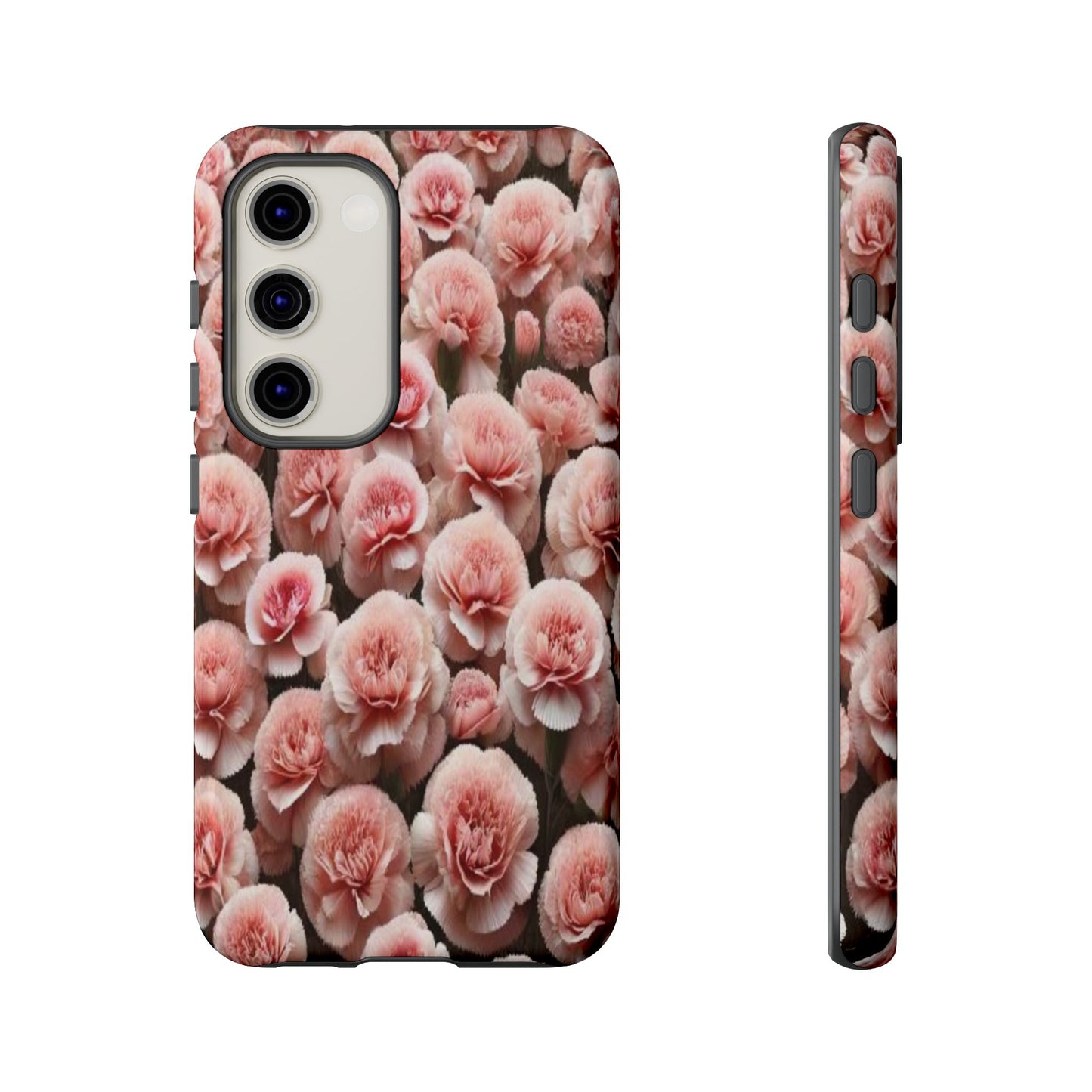 Pink Carnations - Durable Tough Phone Cases