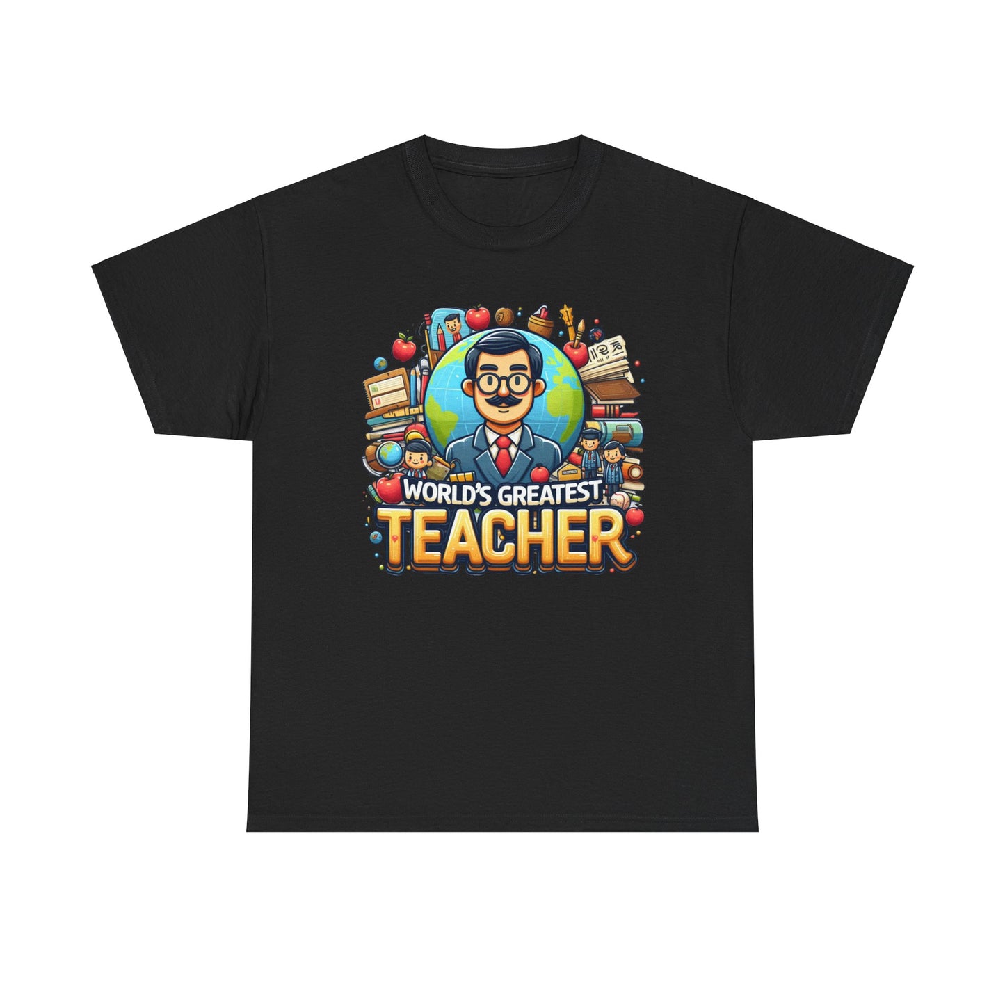 World's Greatest Teacher - Unisex Heavy Cotton Tee (G1)