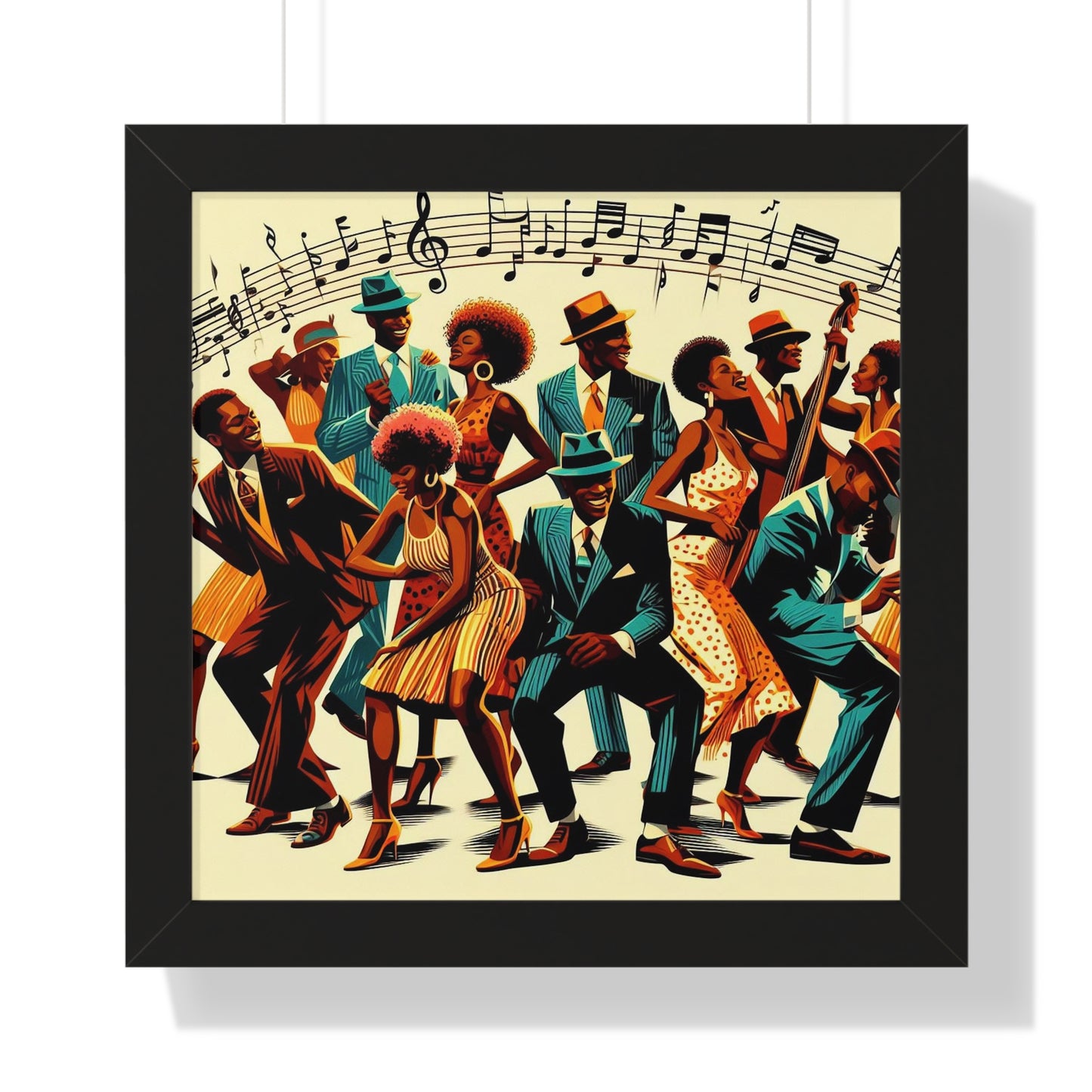 How Low Can U Go -  Unique Wall Art - Framed Vertical Poster