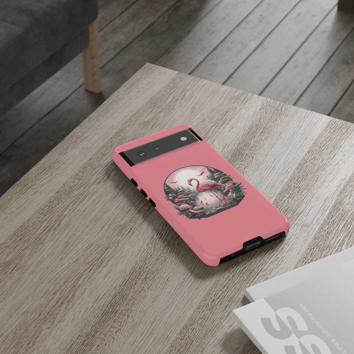 Pink Flamingo - iPhone Tough Phone Case