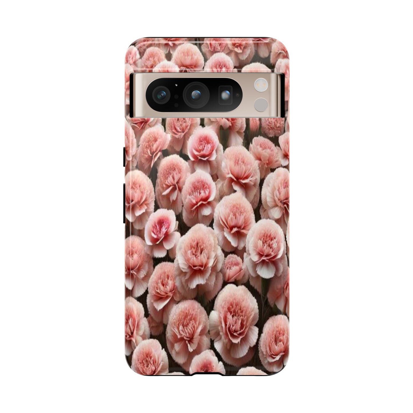 Pink Carnations - Durable Tough Phone Cases