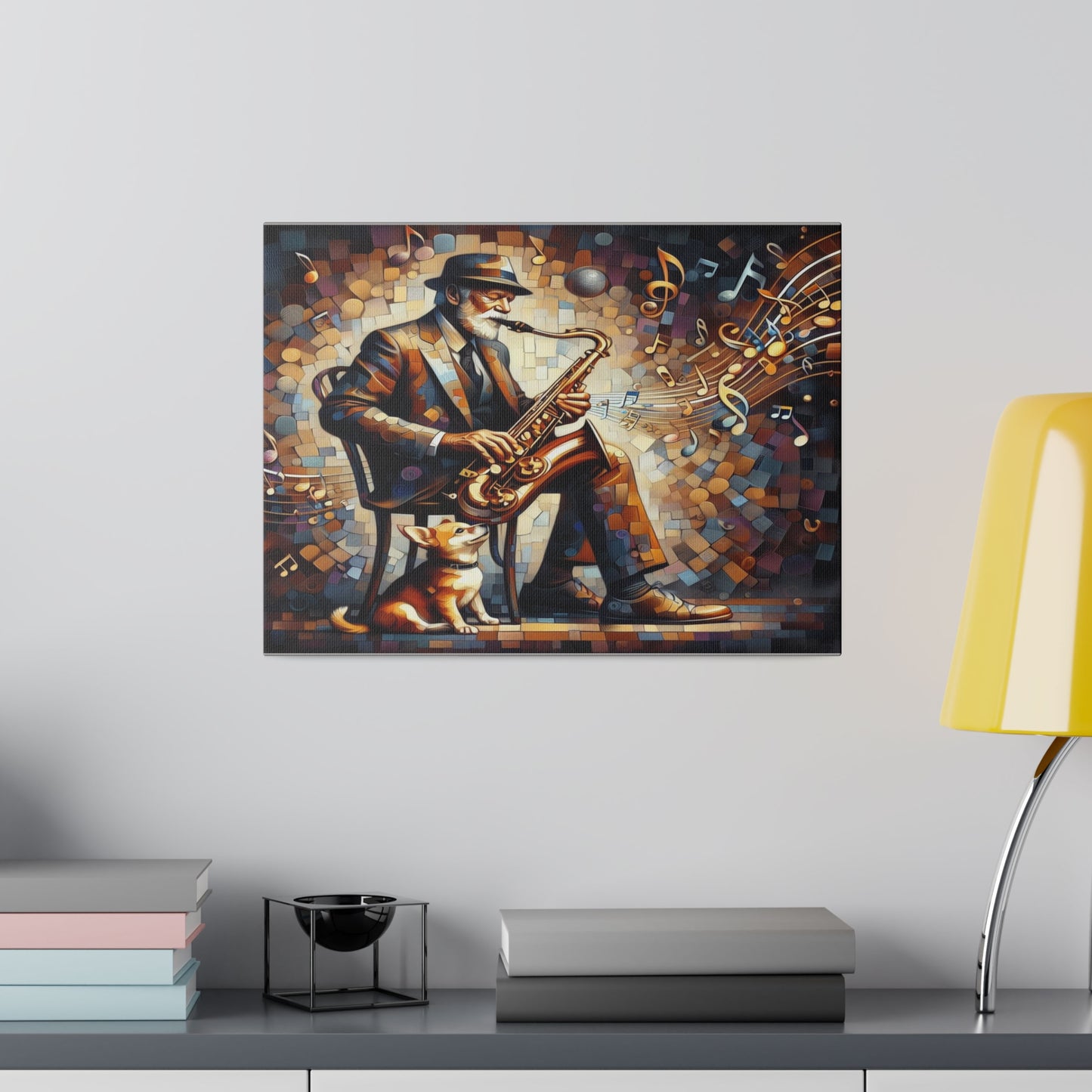 Man's Best Friend on Matte Canvas