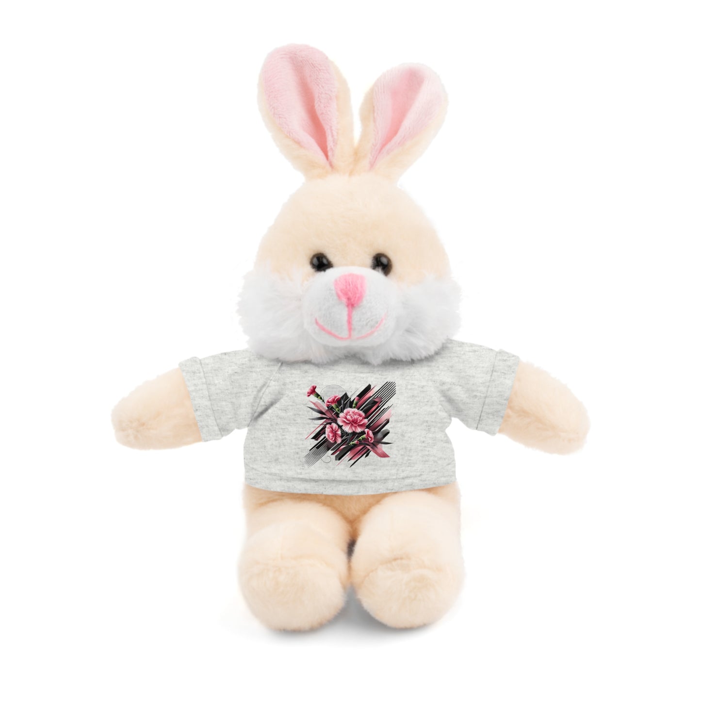 Pink Carnation Designer Stuffed Animals with Tee
