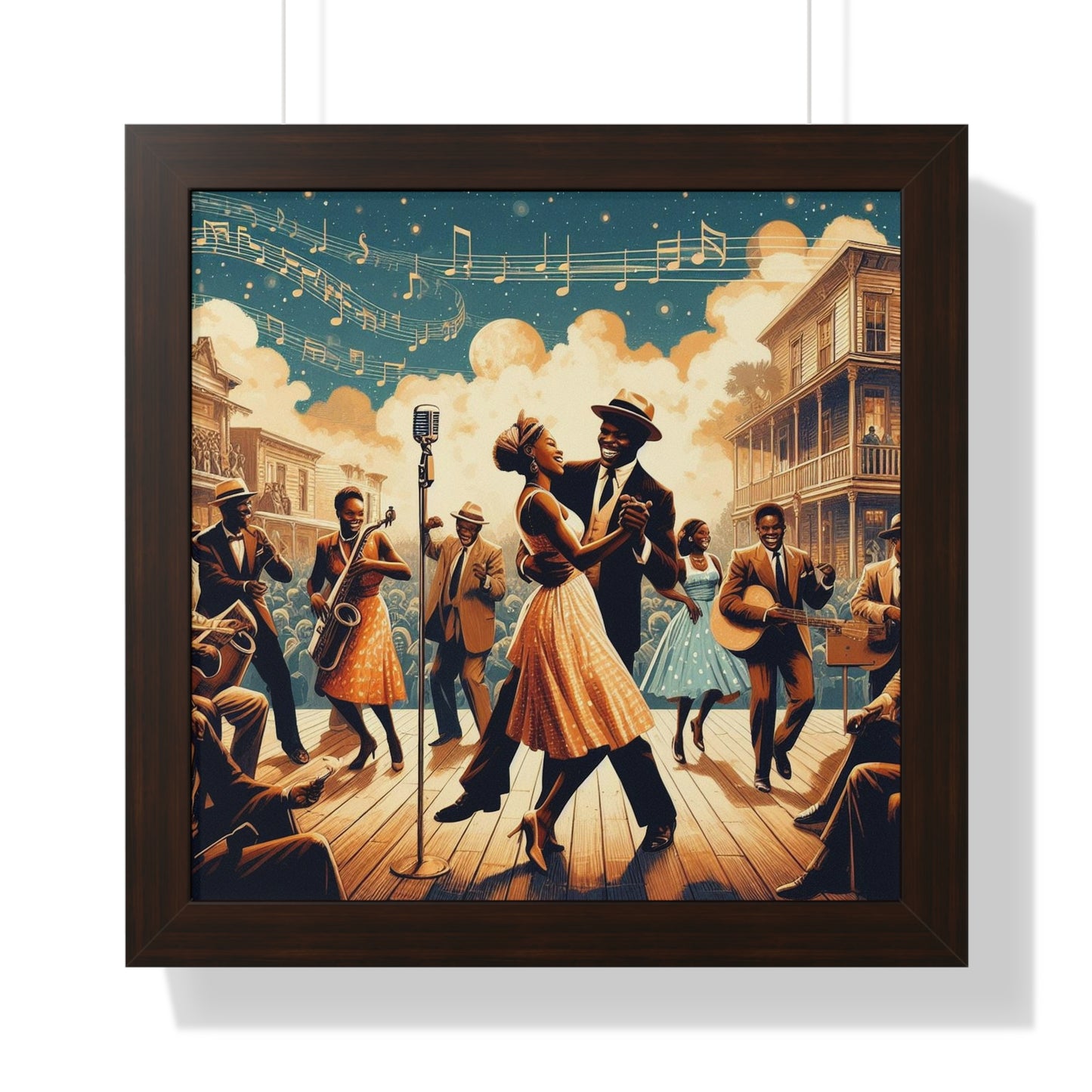 In Your Loving Arms -  Unique Wall Art - Framed Vertical Poster