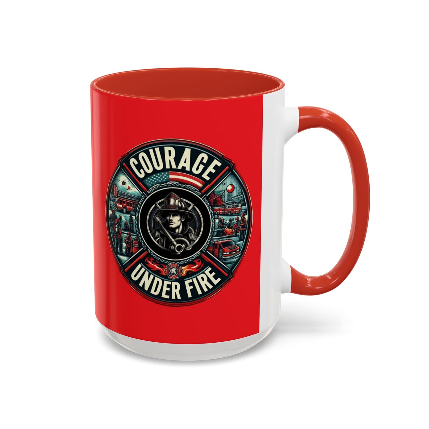 Courage Under Fire - 11oz, 15oz Coffee Mug