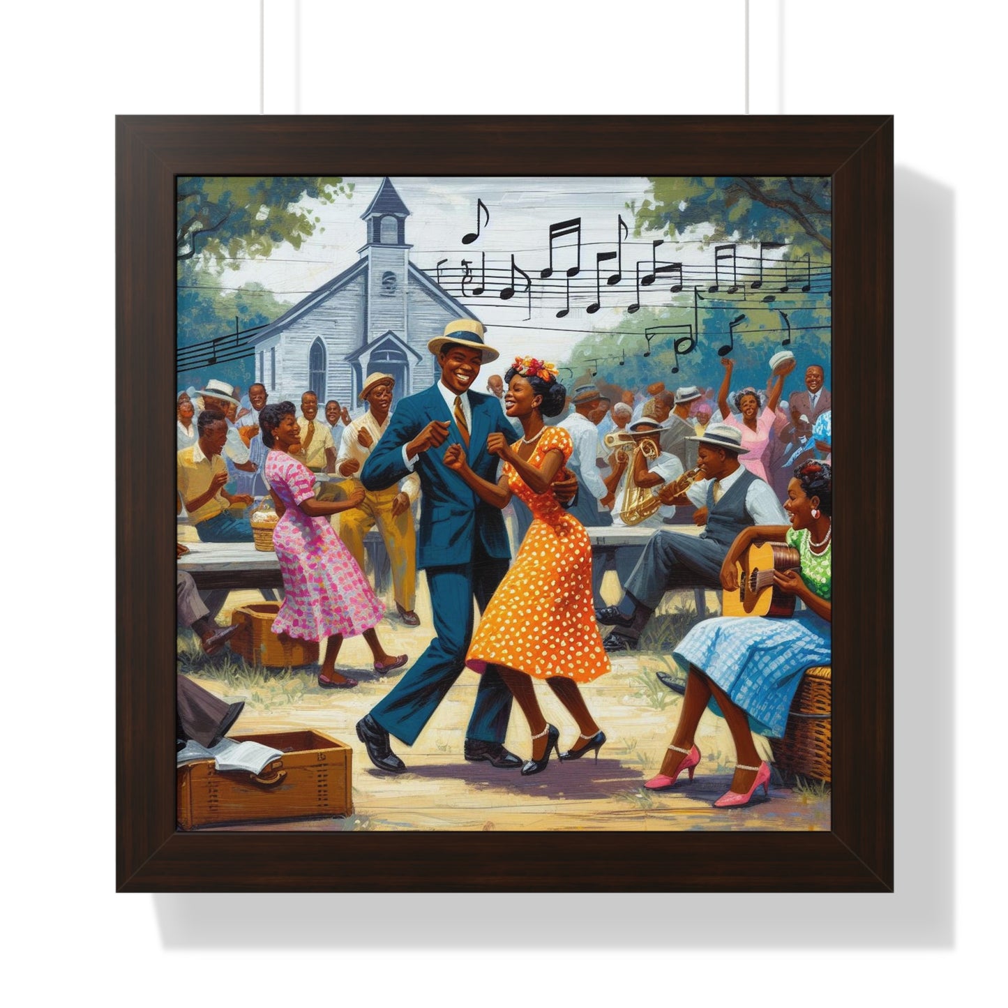 Stanky Leg After Service -  Unique Wall Art - Framed Vertical Poster