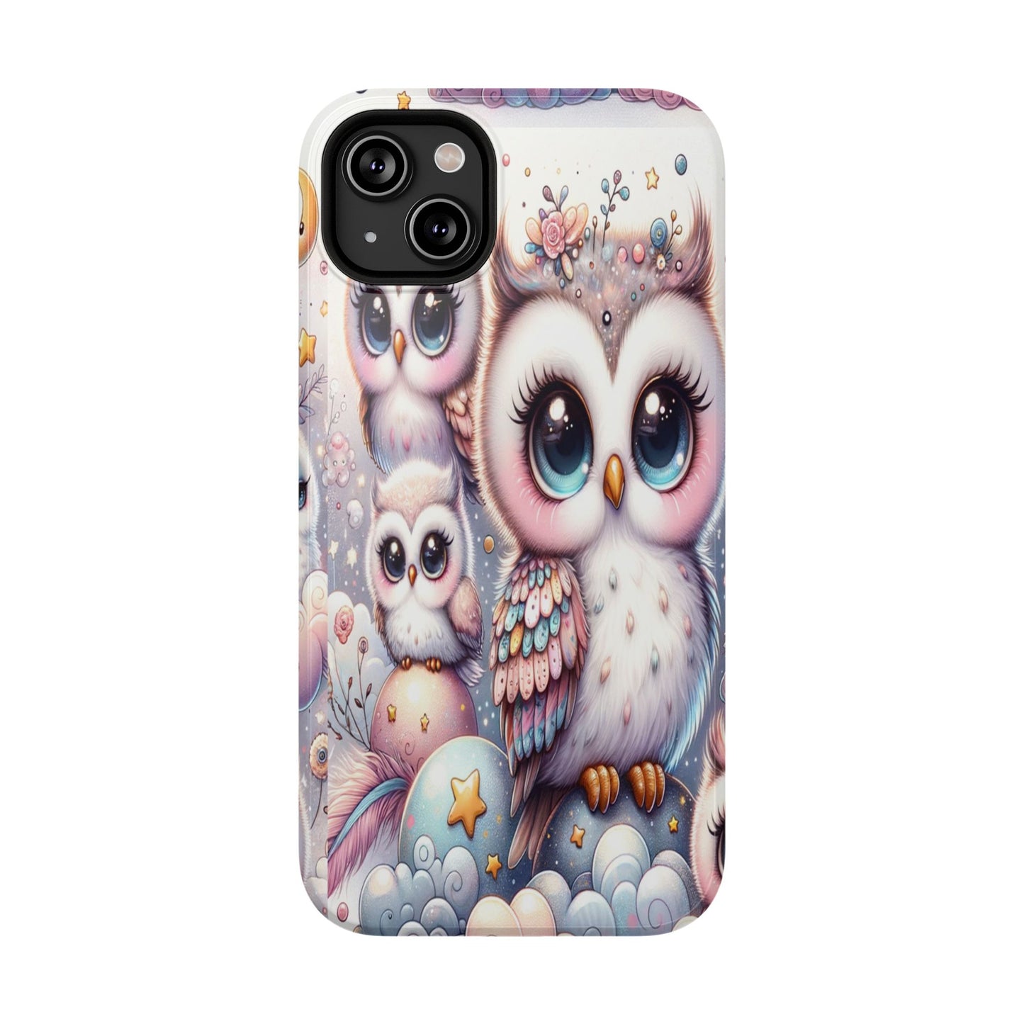 Cutesy Owl Impact-Resistant Phone Cases