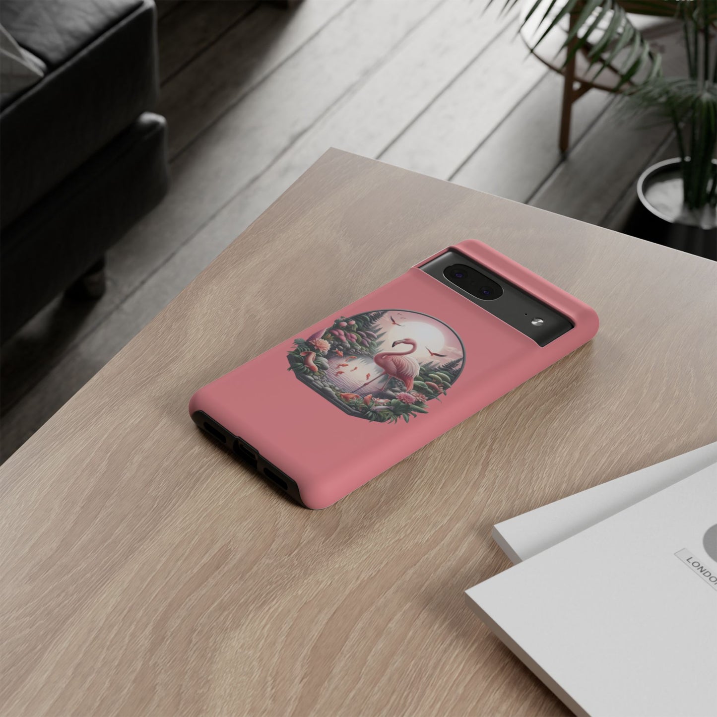 Pink Flamingo - iPhone Tough Phone Case
