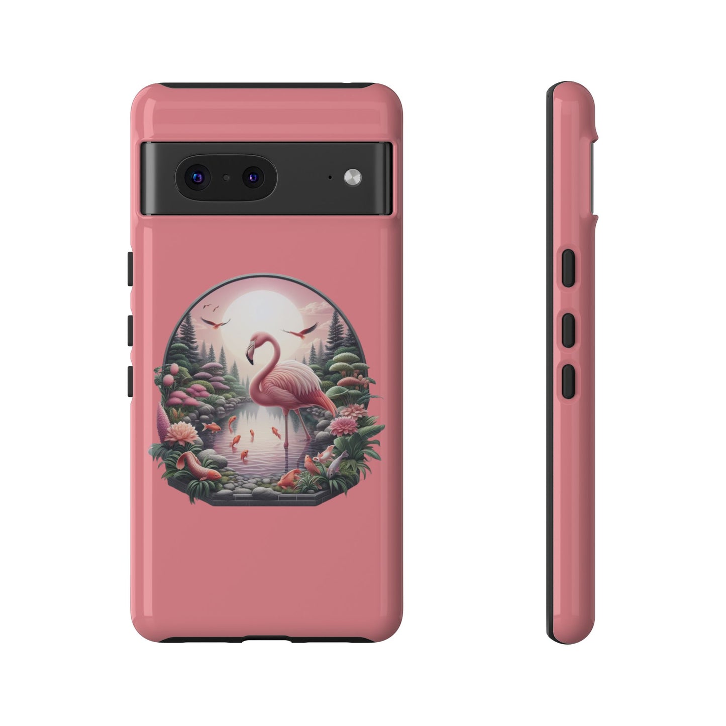 Pink Flamingo - iPhone Tough Phone Case