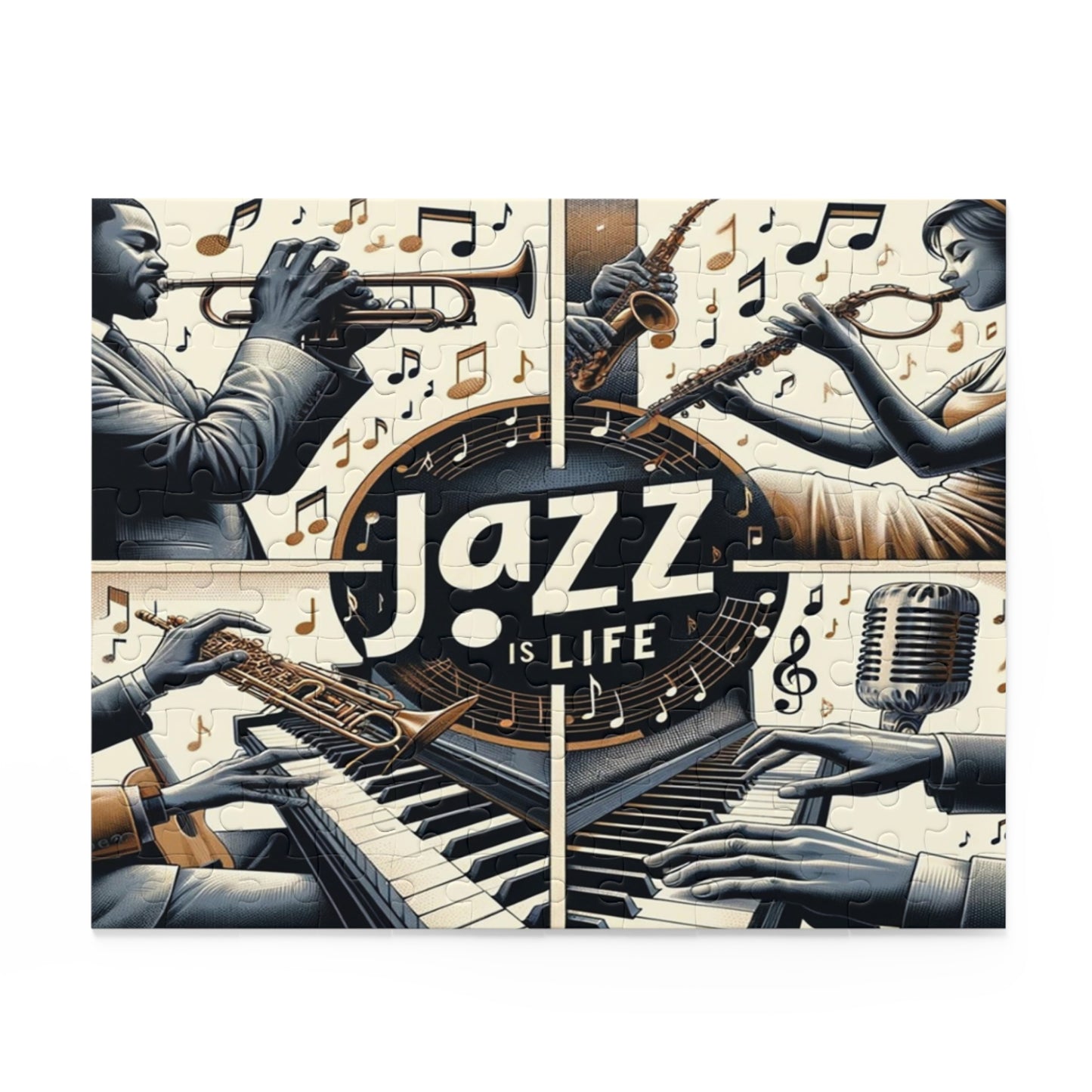 Jazz Is Life Puzzle (120, 252, 500-Piece)