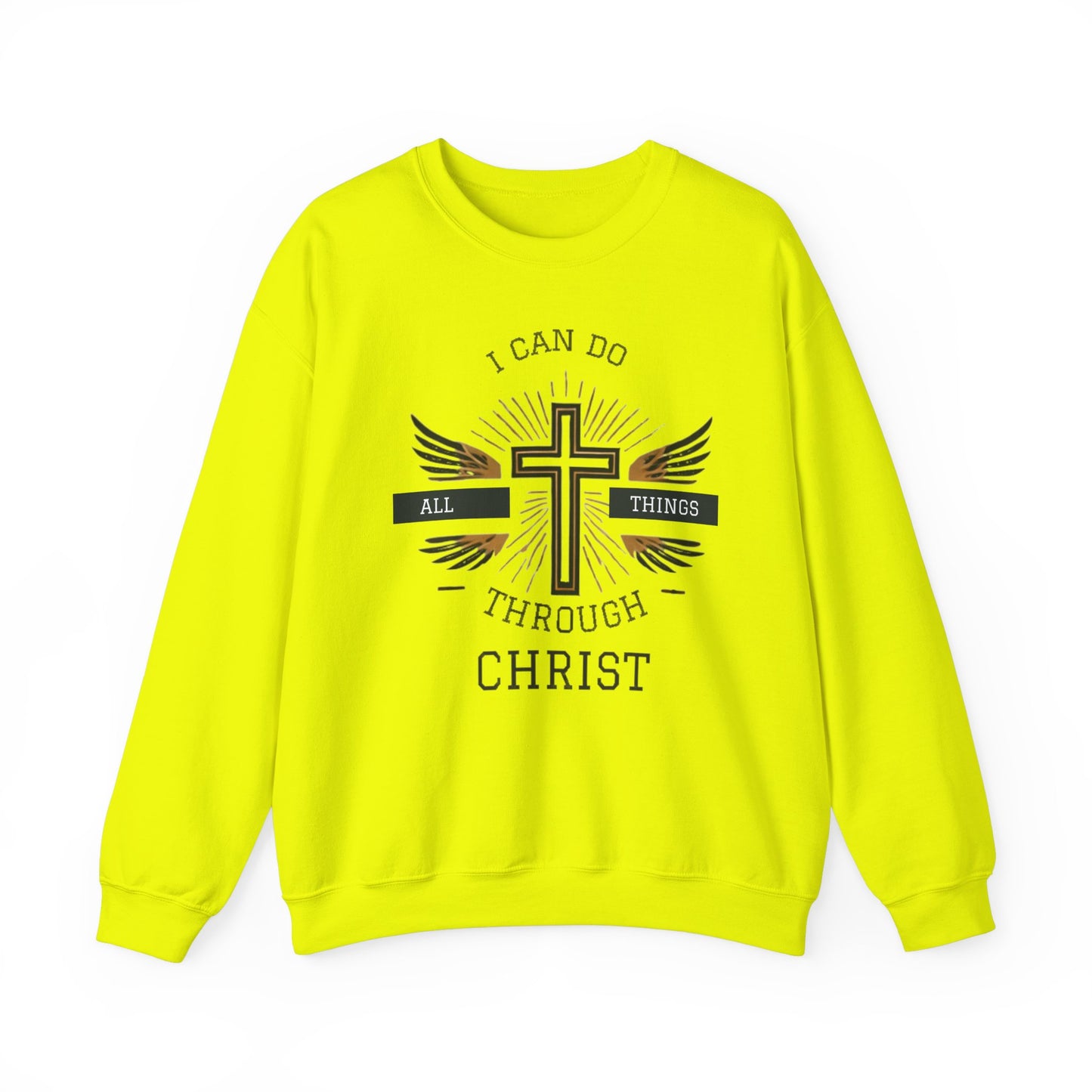All Things Through Christ Unisex Heavy Blend™ Crewneck Sweatshirt