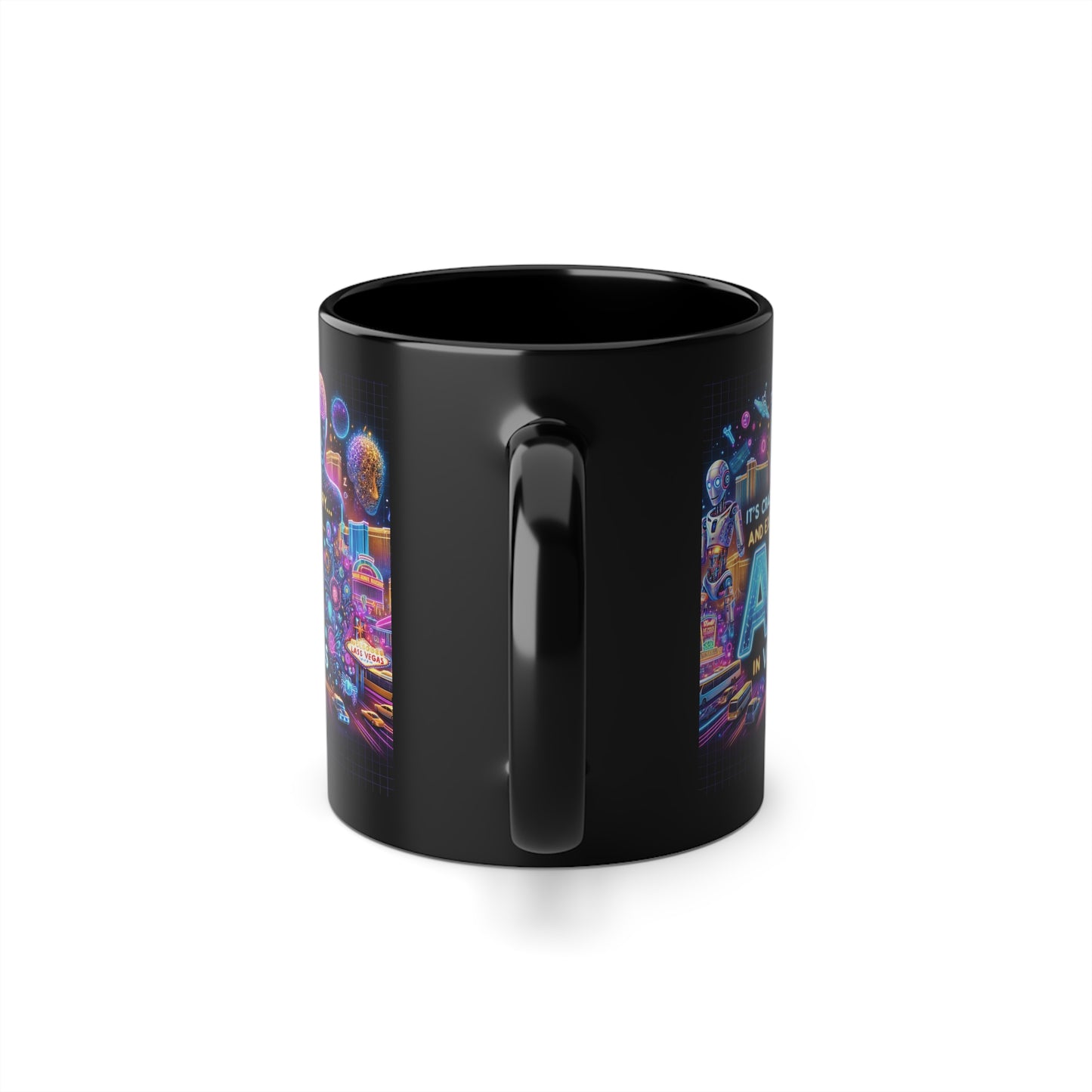 Welcome To AI In Vegas - 11oz Black Coffee Cup
