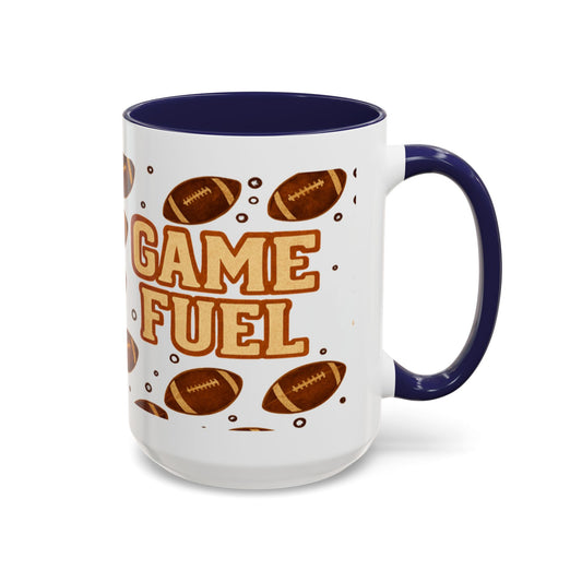 "Game Fuel" Mug | Ceramic Coffee Cup for Sports Lovers, Perfect Gift for Game Day, Tailgating, or Father's Day