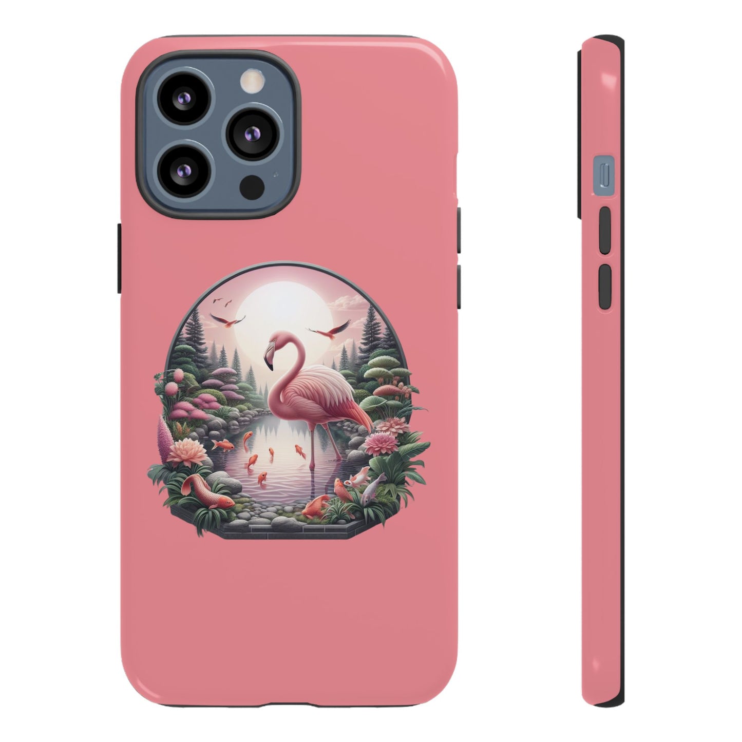Pink Flamingo - iPhone Tough Phone Case