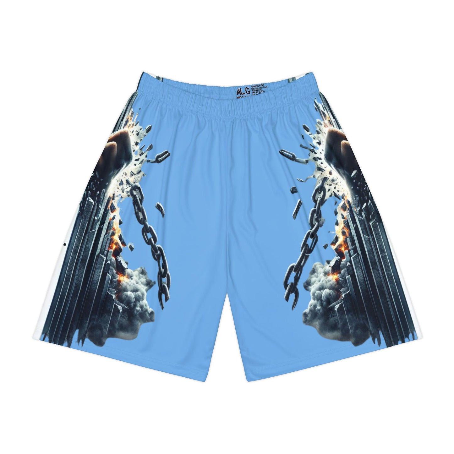 CRUSH IT! - Men’s Sports Shorts - Light Blue