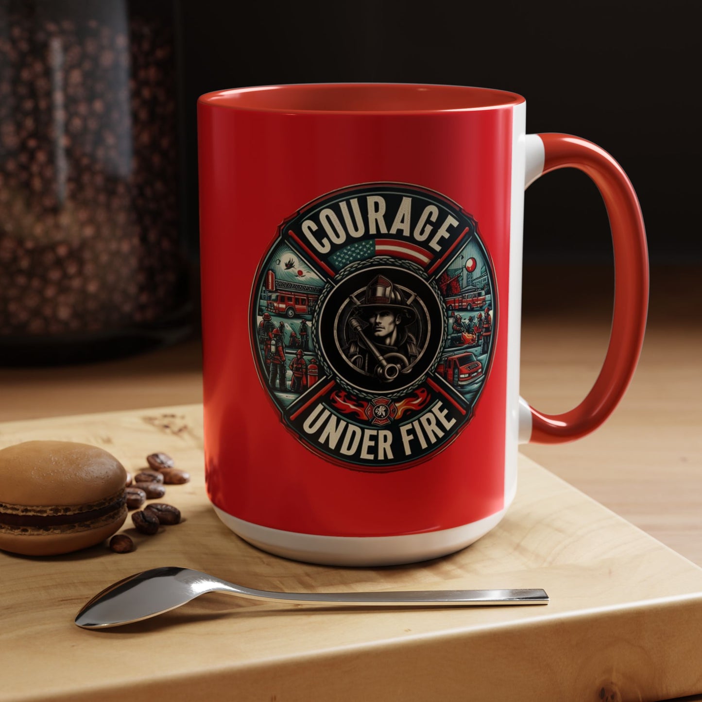 Courage Under Fire - 11oz, 15oz Coffee Mug