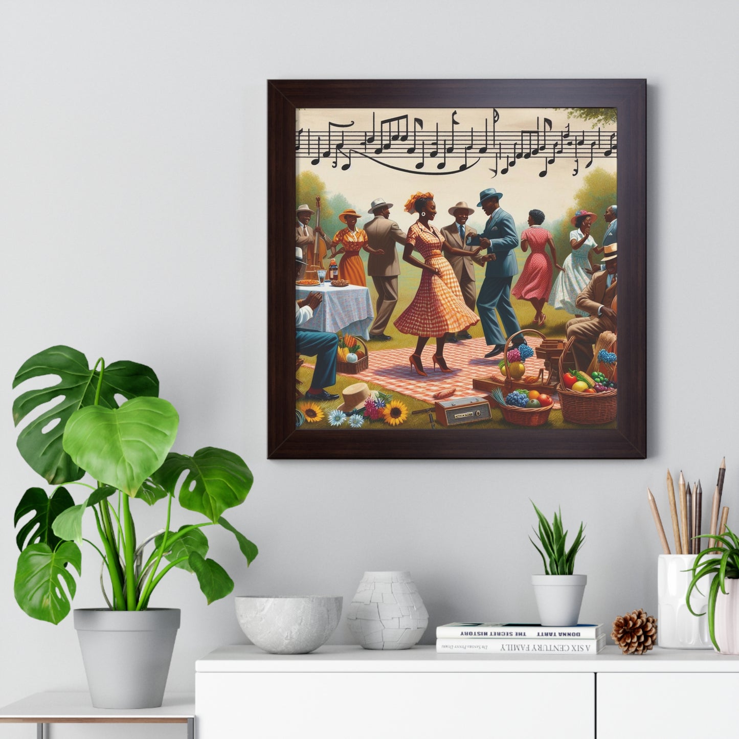 When I Move U Move -  Unique Wall Art - Framed Vertical Poster