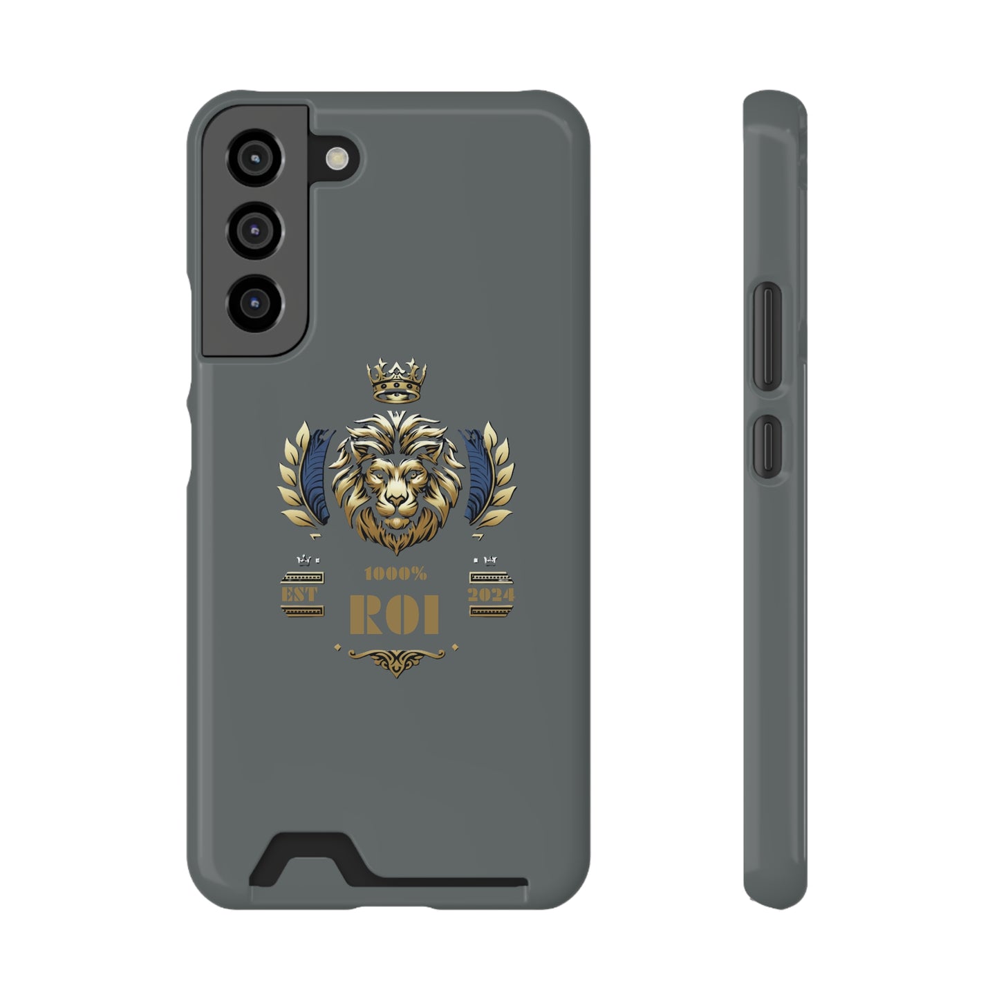 1000%ROI Phone Case With Card Holder (Compatible with iPhone 13, and Samsung Galaxy S21, S22 models)