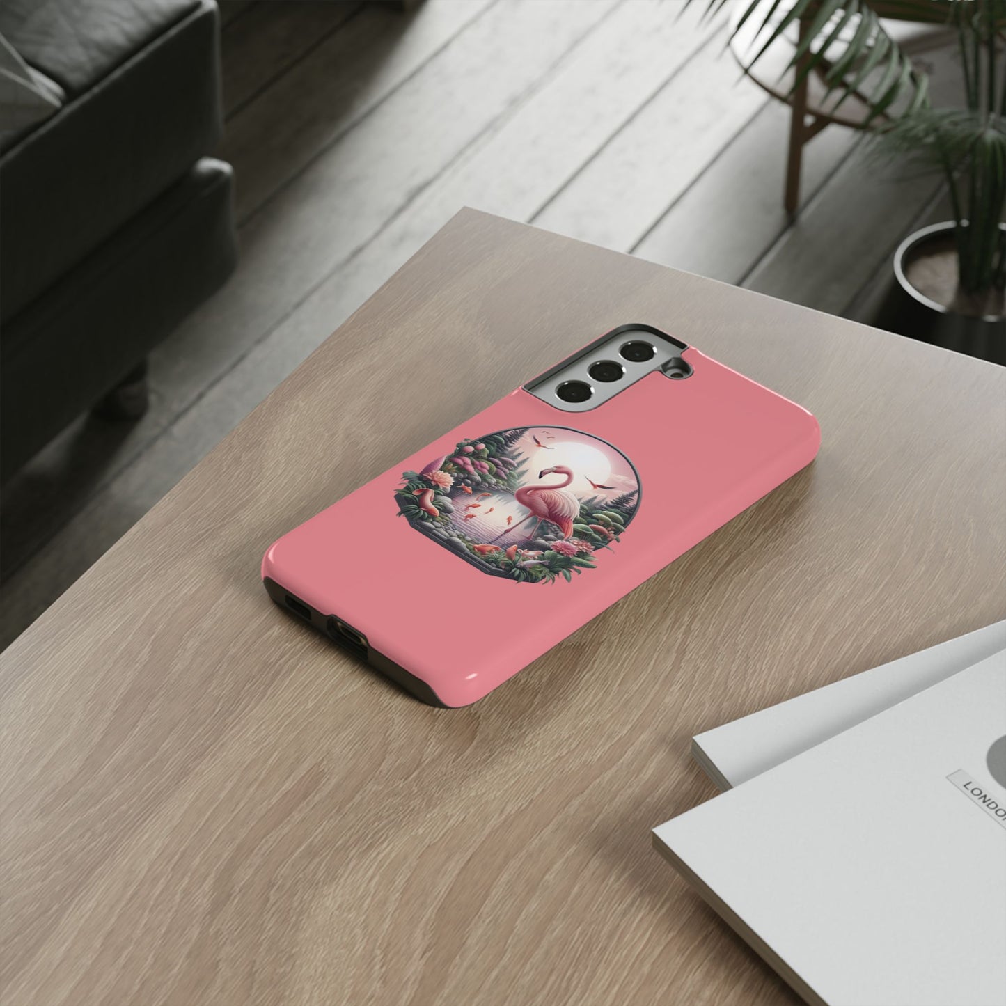 Pink Flamingo - iPhone Tough Phone Case